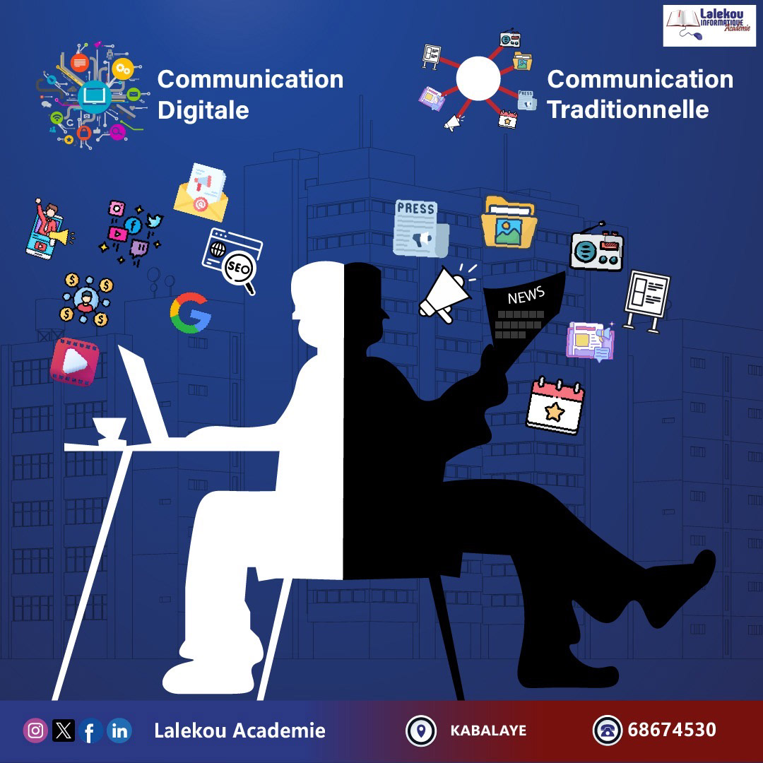 Communication digitale vs traditionnelle