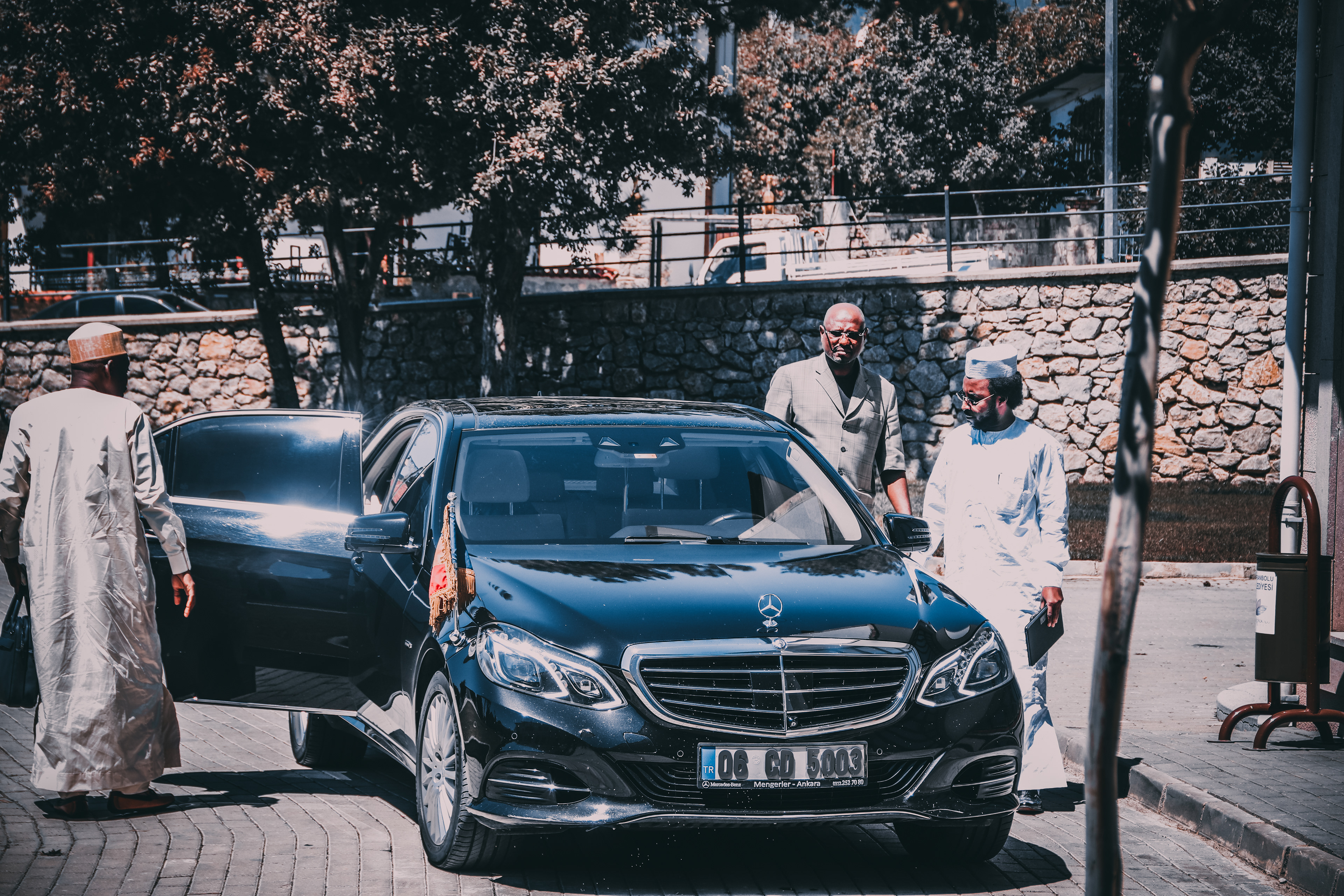 L'arrivée de l'ambassadeur