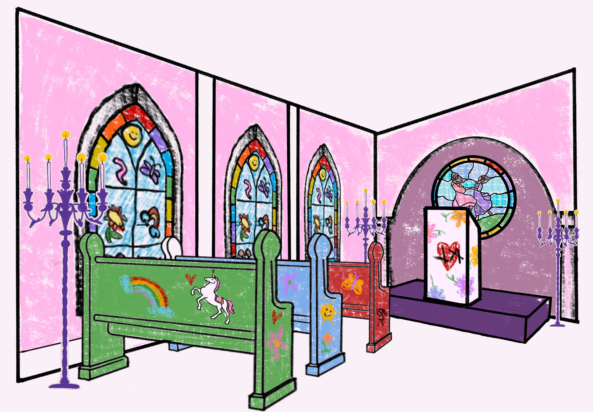 Imaginary Church Rendering