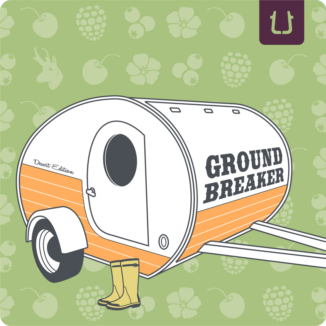 Red Wine Blend Label, Front