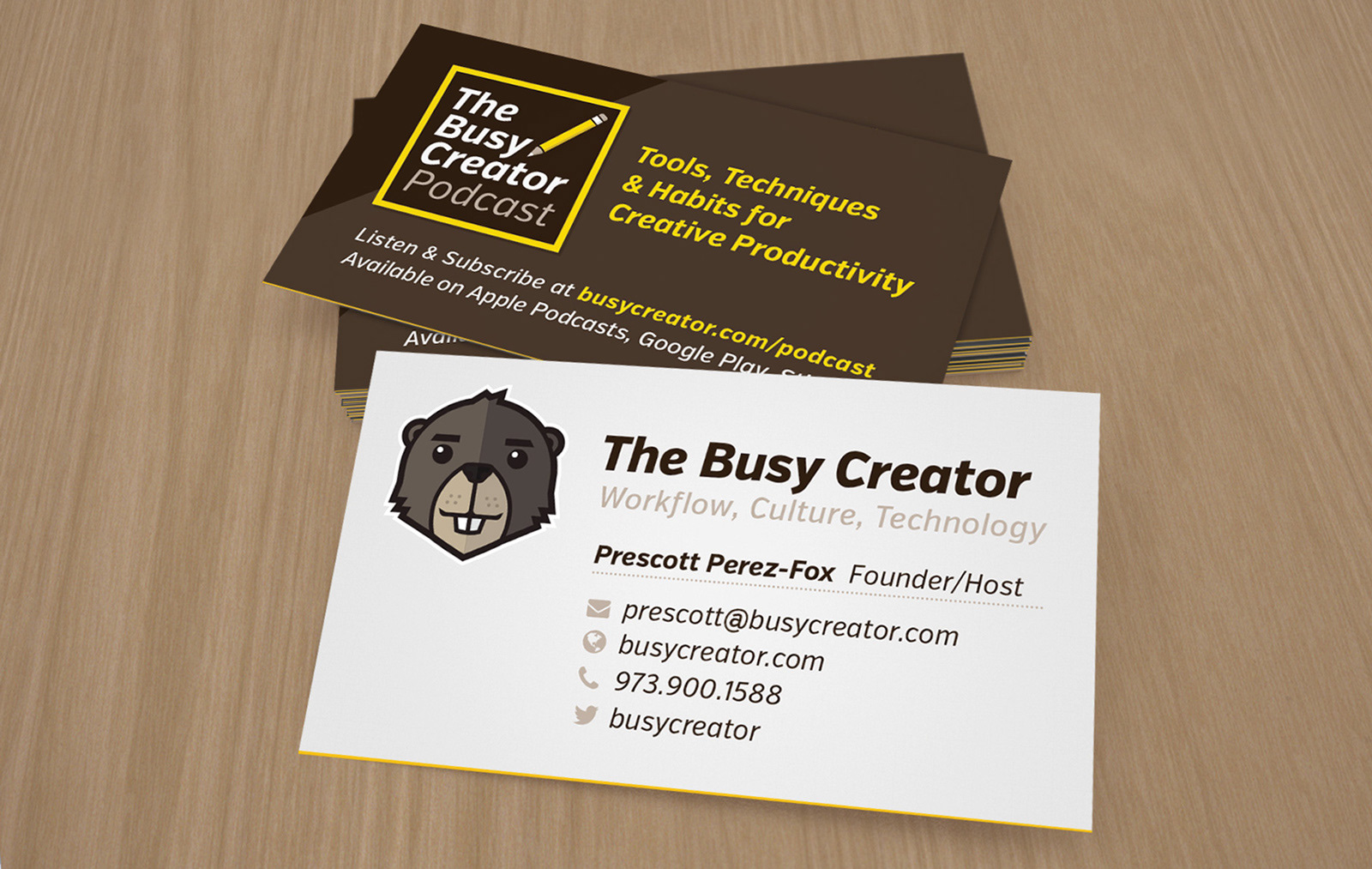 Listen to The Busy Creator Podcast with Prescott Perez-Fox podcast