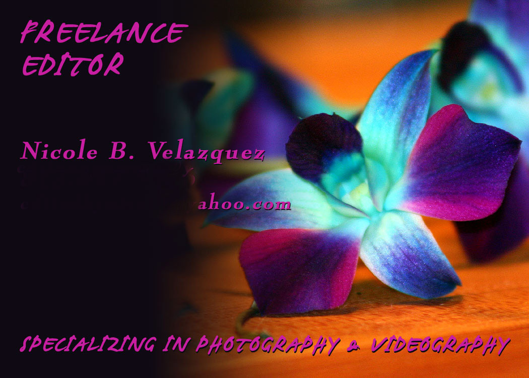 Business card created with my photograph (contact info removed)
