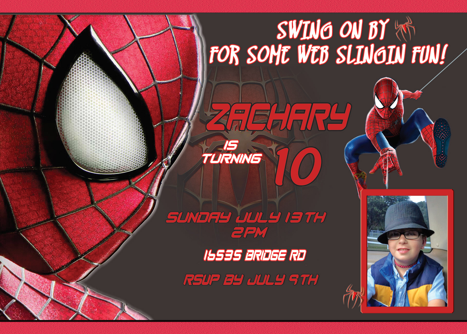 Spiderman Inspired - For Personal Use Only
