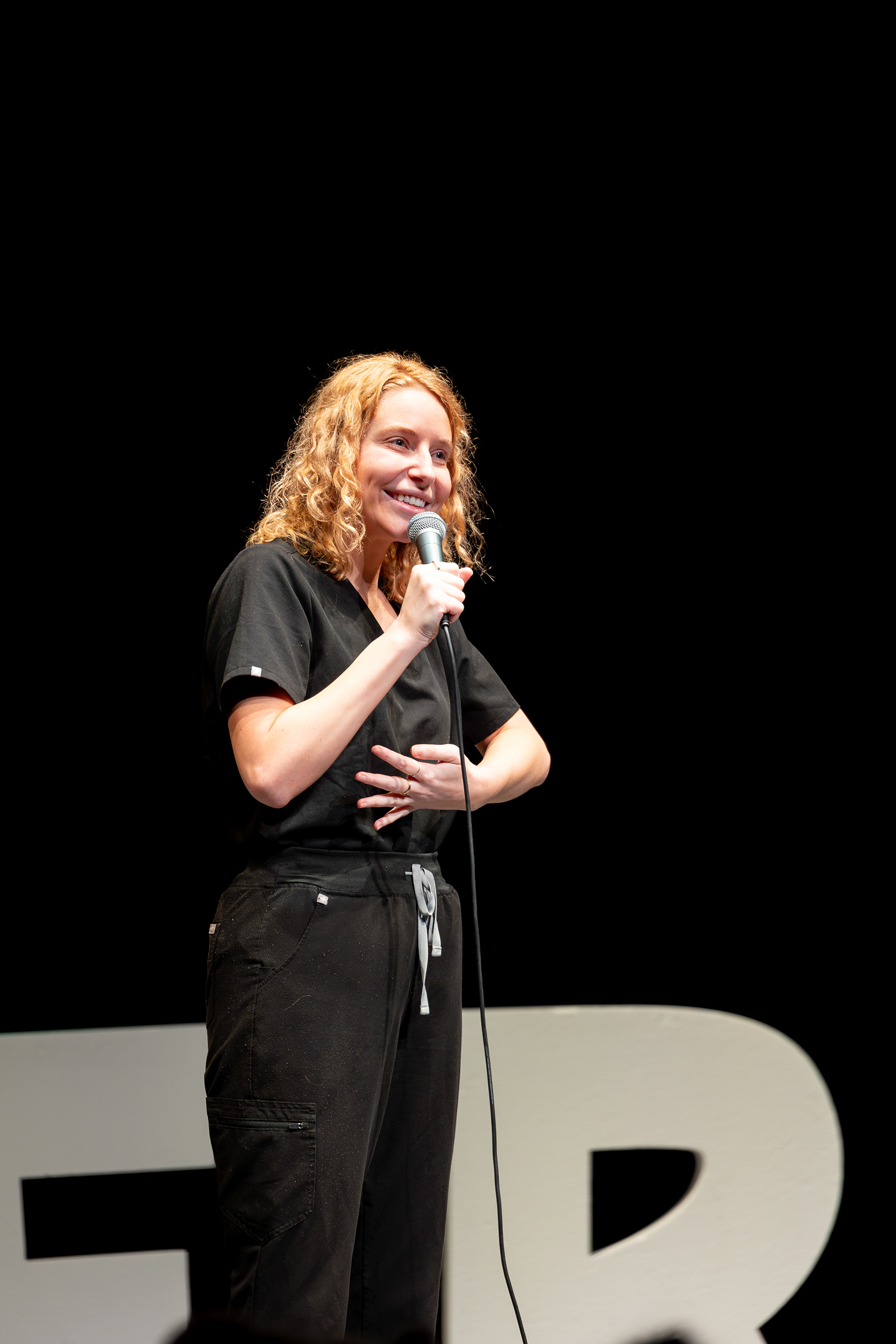 Cass Furman performing at Jokers Canada