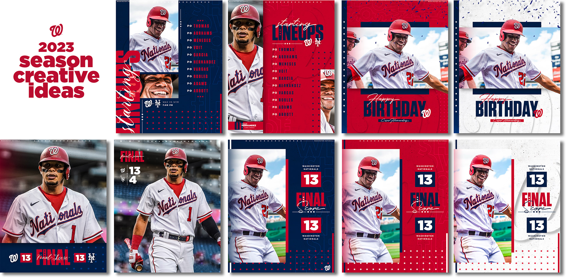 2023 SEASON CREATIVE IDEAS