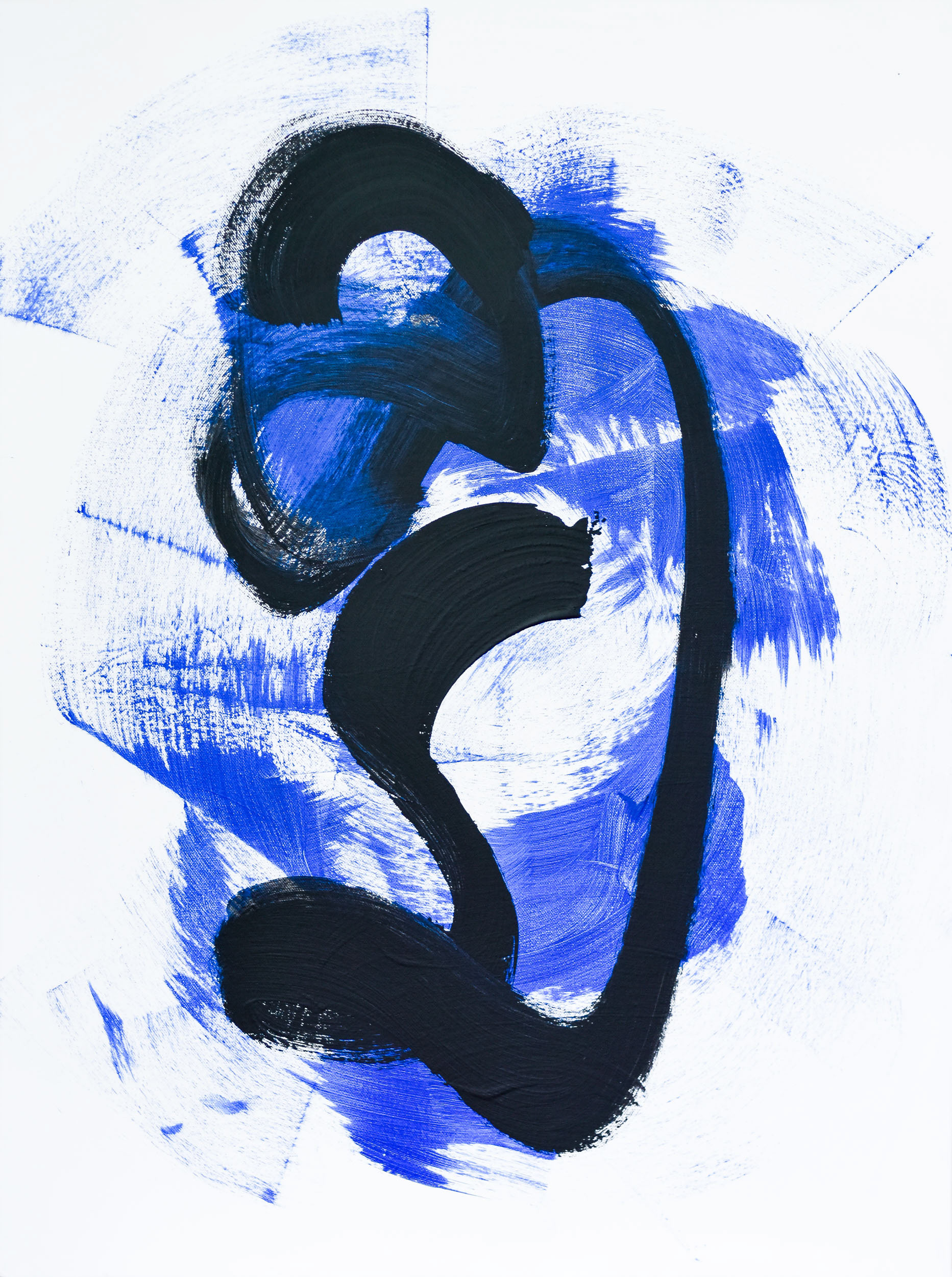 Blue Sign 2 | 80 x 60 cm