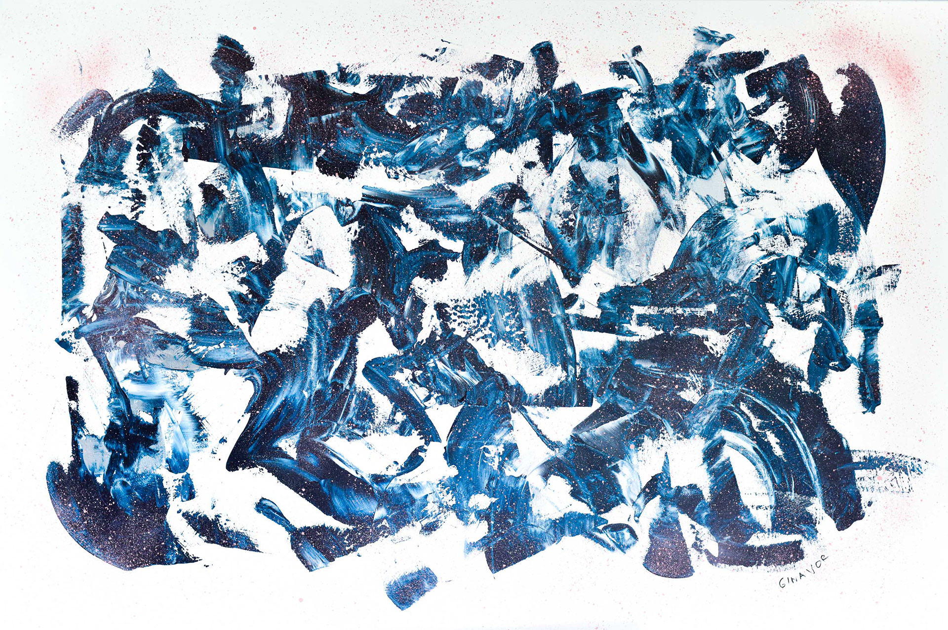 Looking Blue | 100 x 150 cm