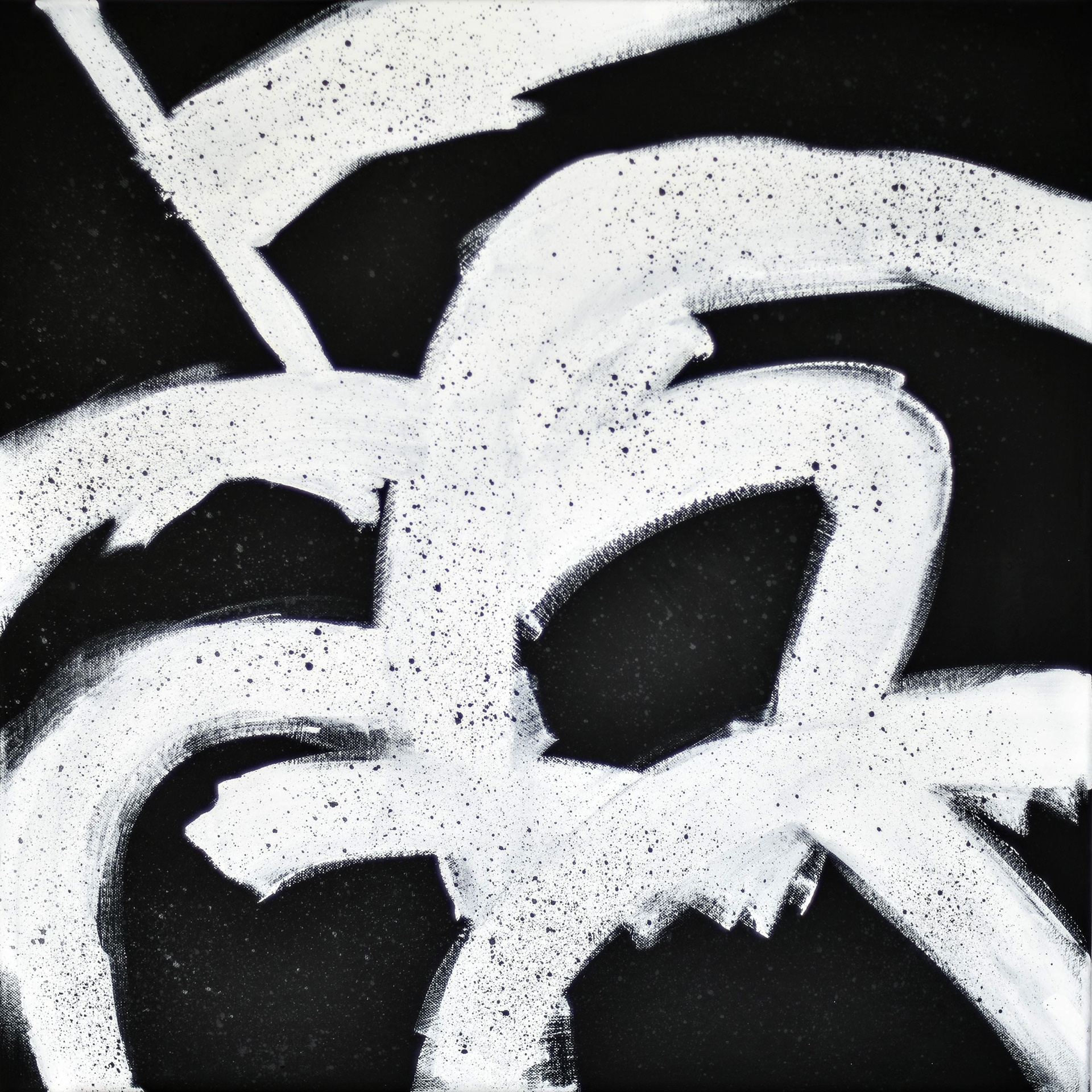 White & Black | 60 x 60 cm