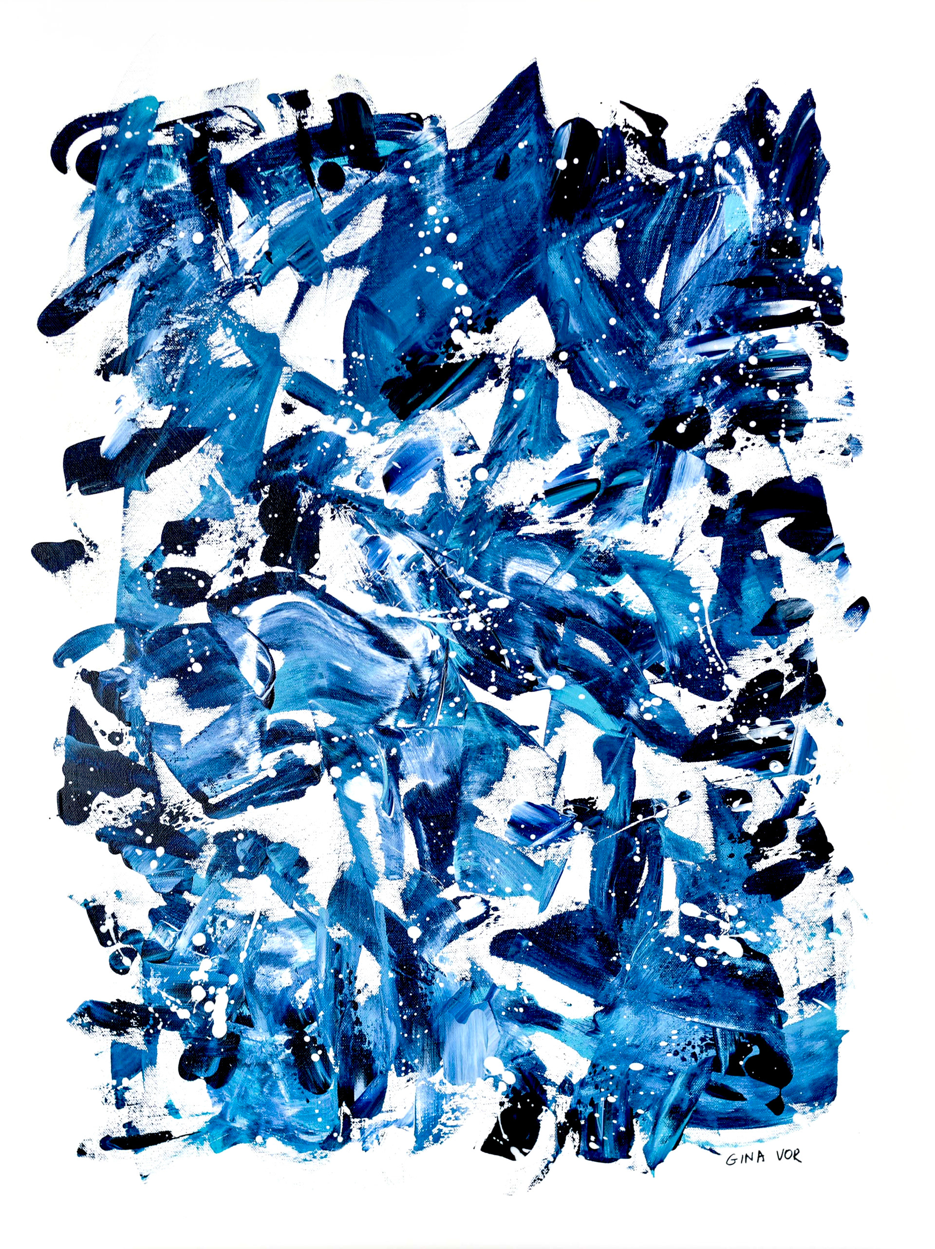 Prussian Blue 8 | 80 x 60 cm