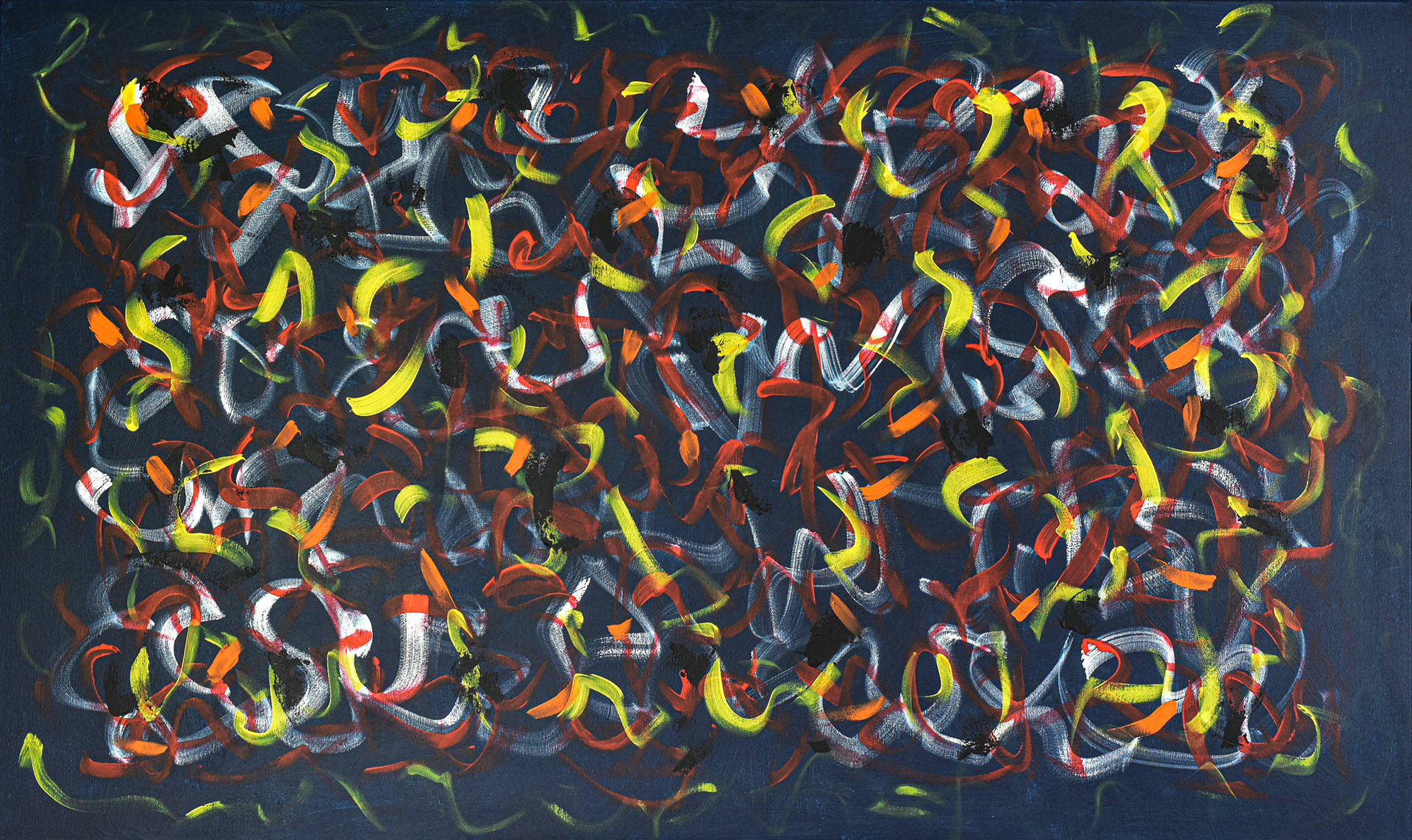 Blue Abstract No. 5 | 90 x 150 cm