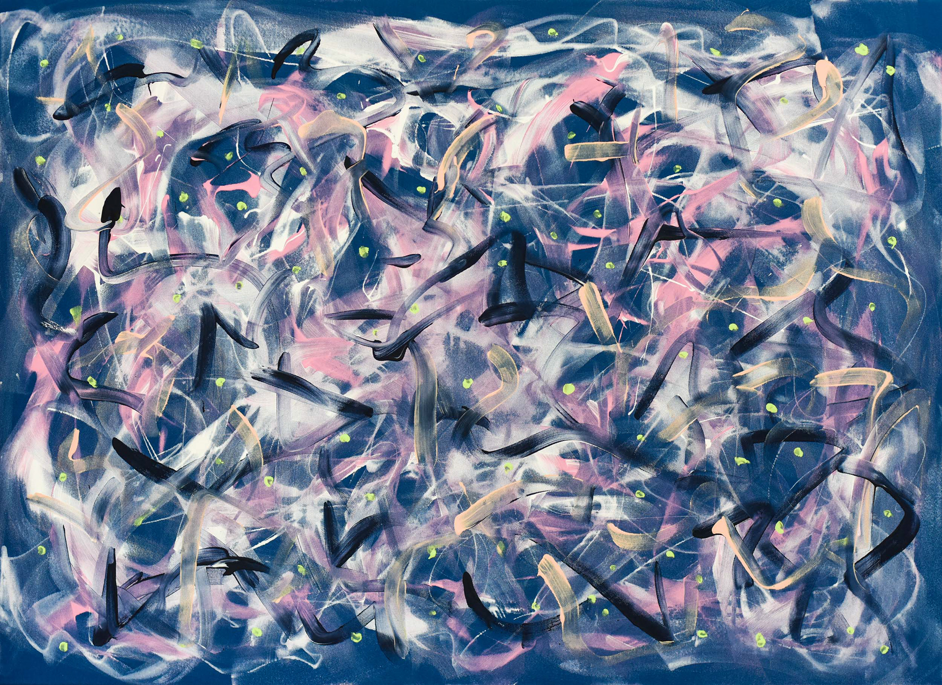 Blue Abstract 1 | 78.5 x 108 cm