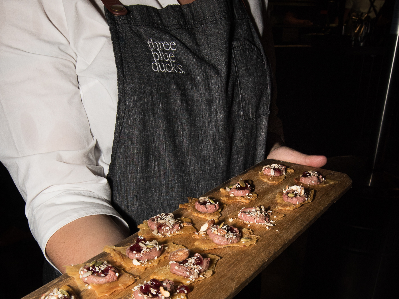 Three Blue Ducks Charity event chefs for rural farmers