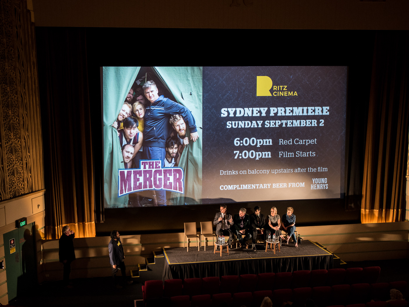 The Merger opeining at Ritz Cinema Randwick