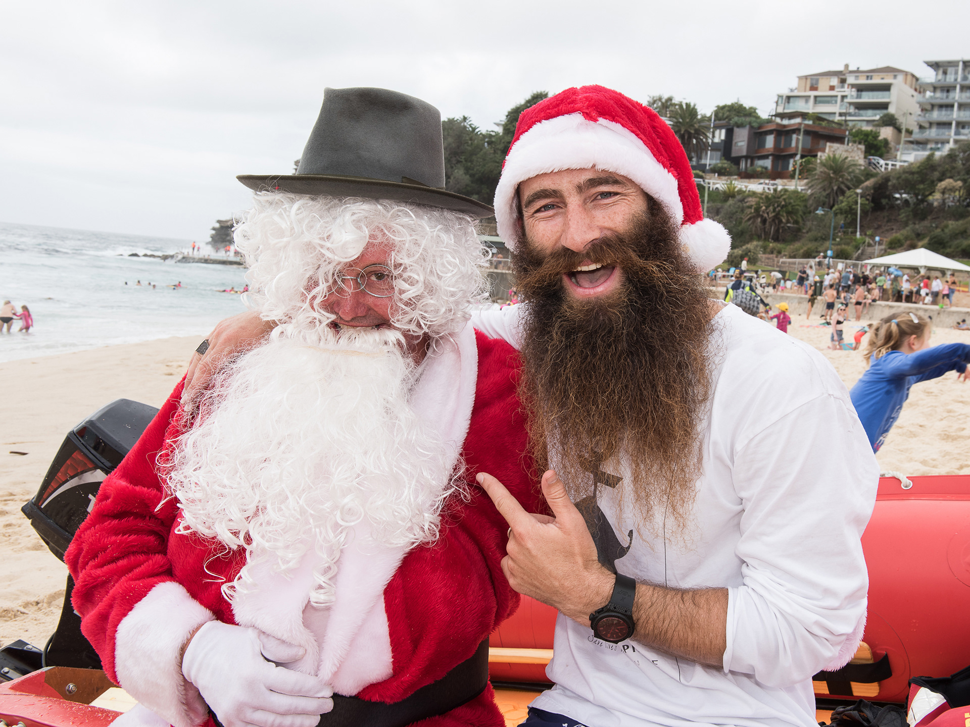 Bronte Beach Skin Check Santa