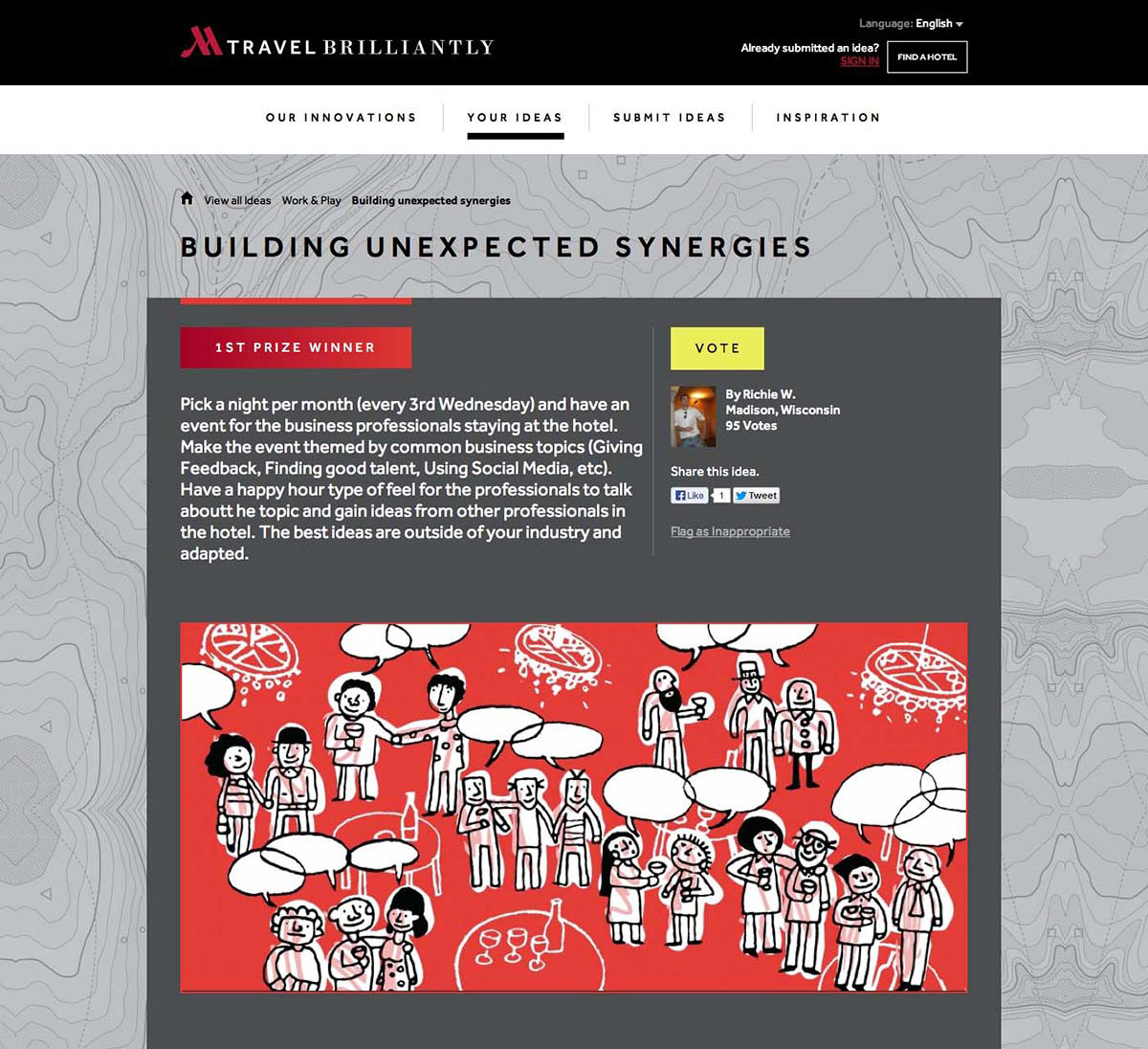 Illustrations for Marriot Hotel