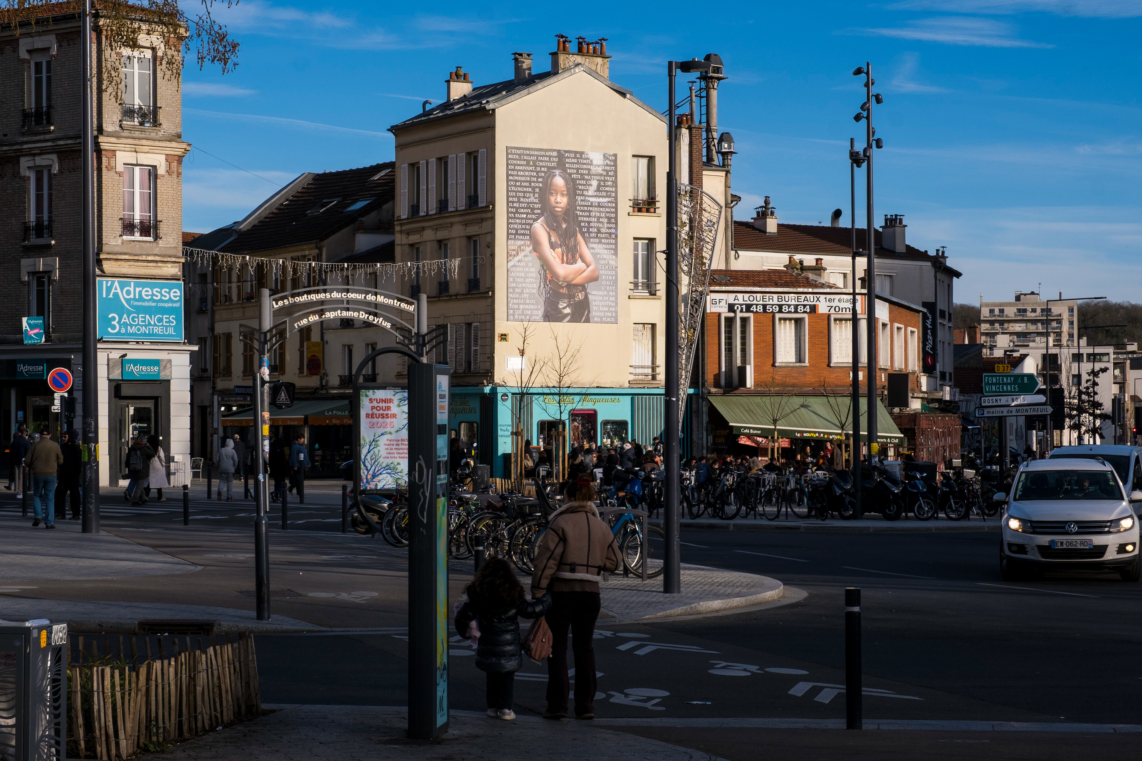 Exposition à Montreuil.