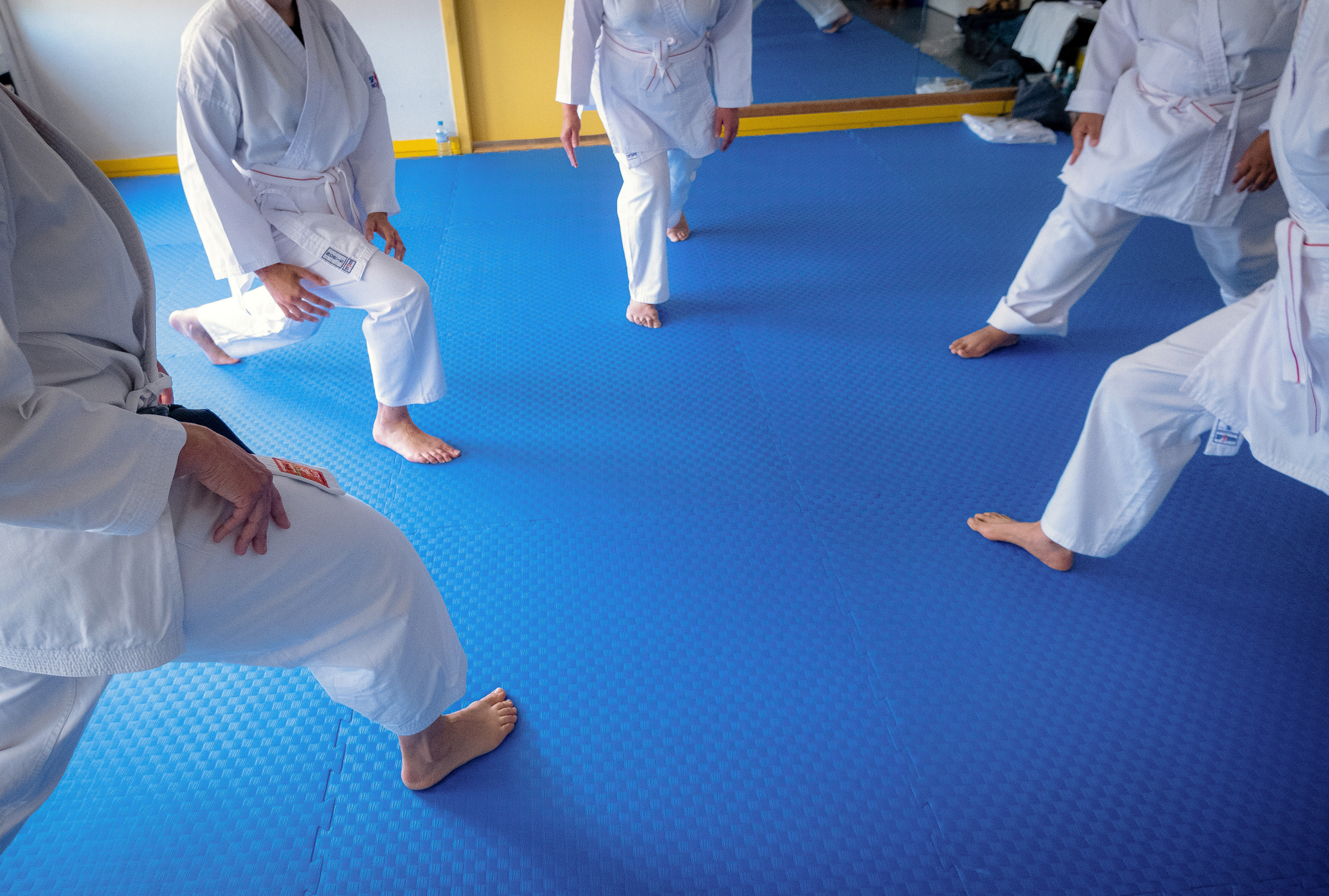 Karate workshop.