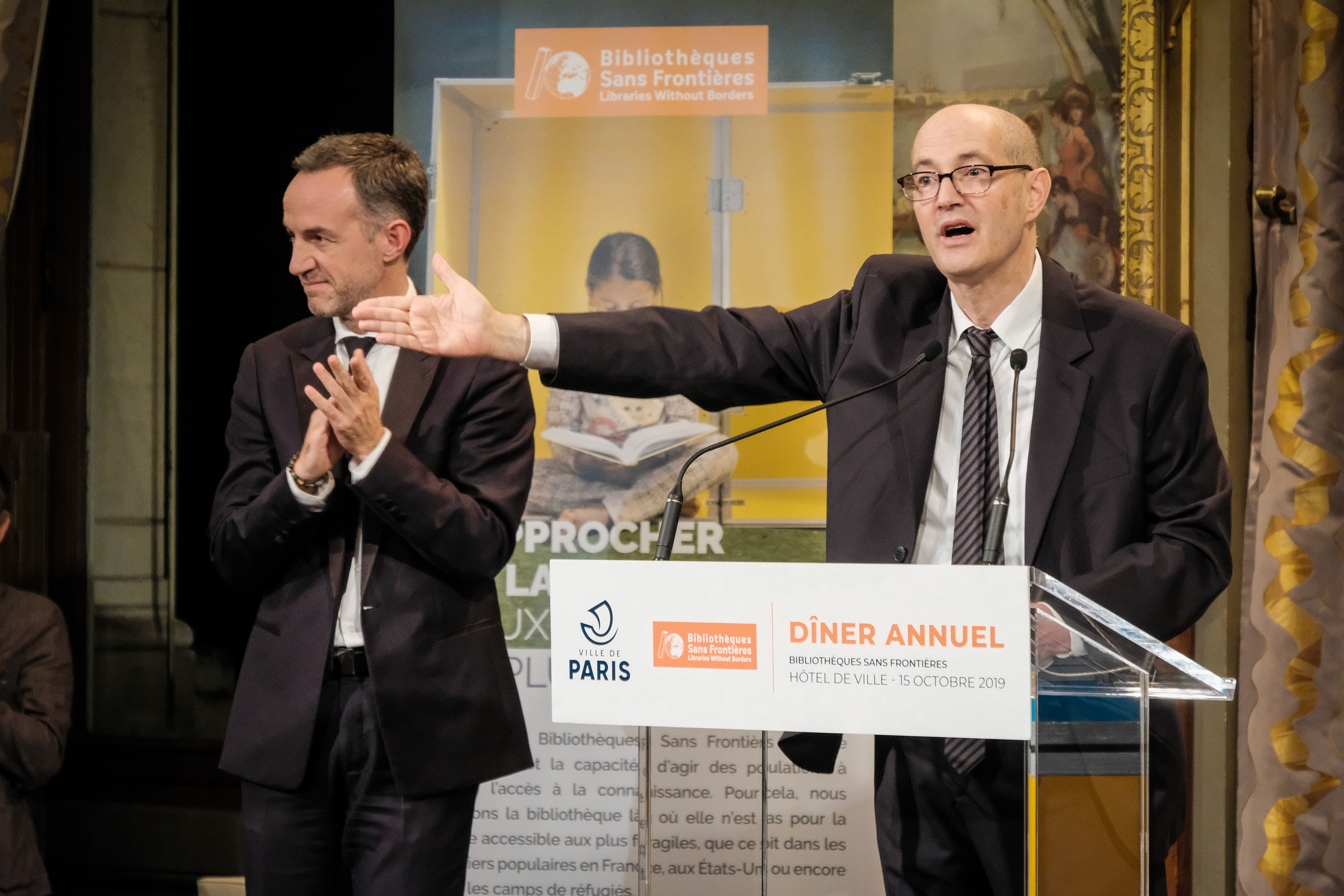 Patrick Weil, President of Bibliothèques sans Frontières.