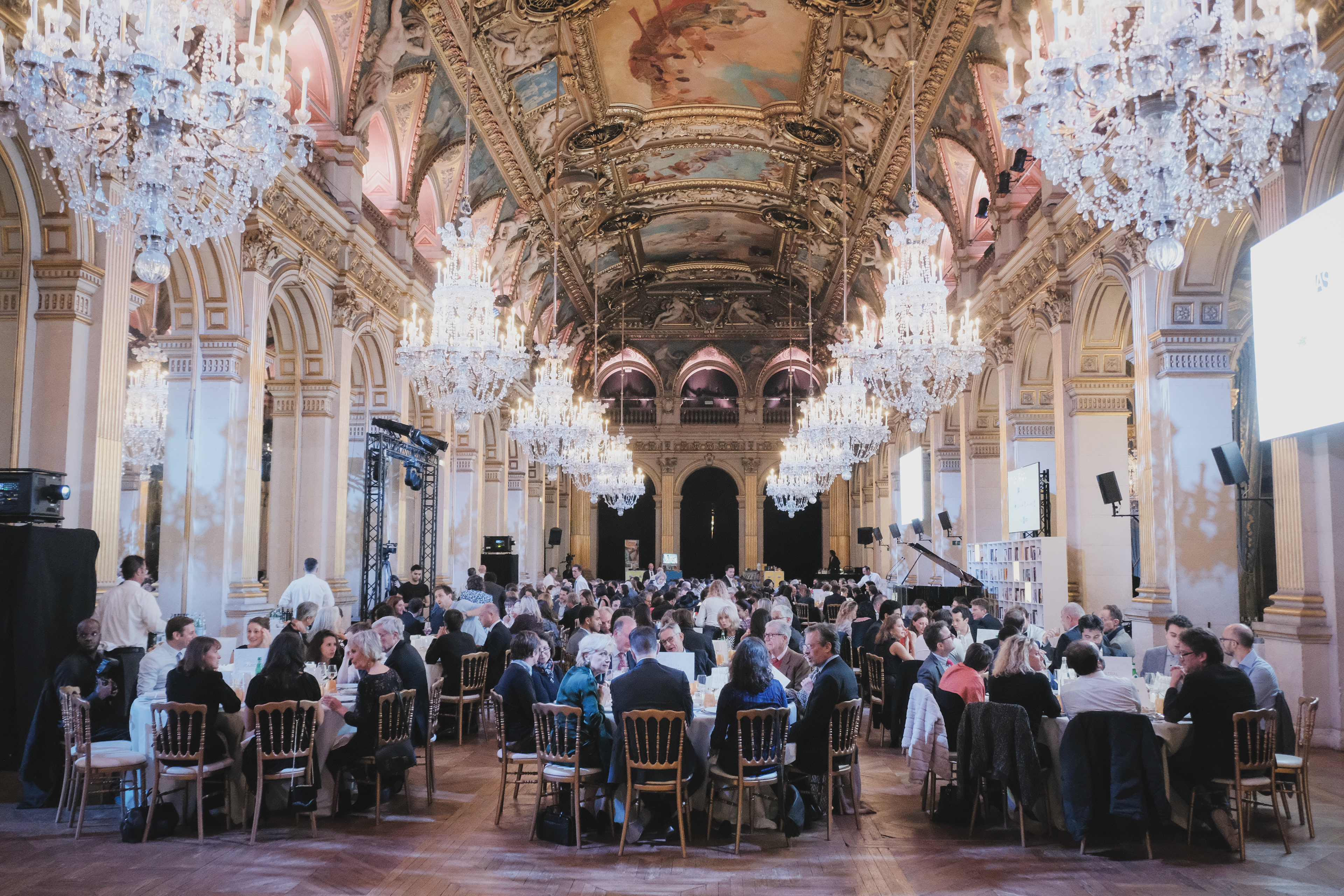 Grand reception room at Paris City Hall.