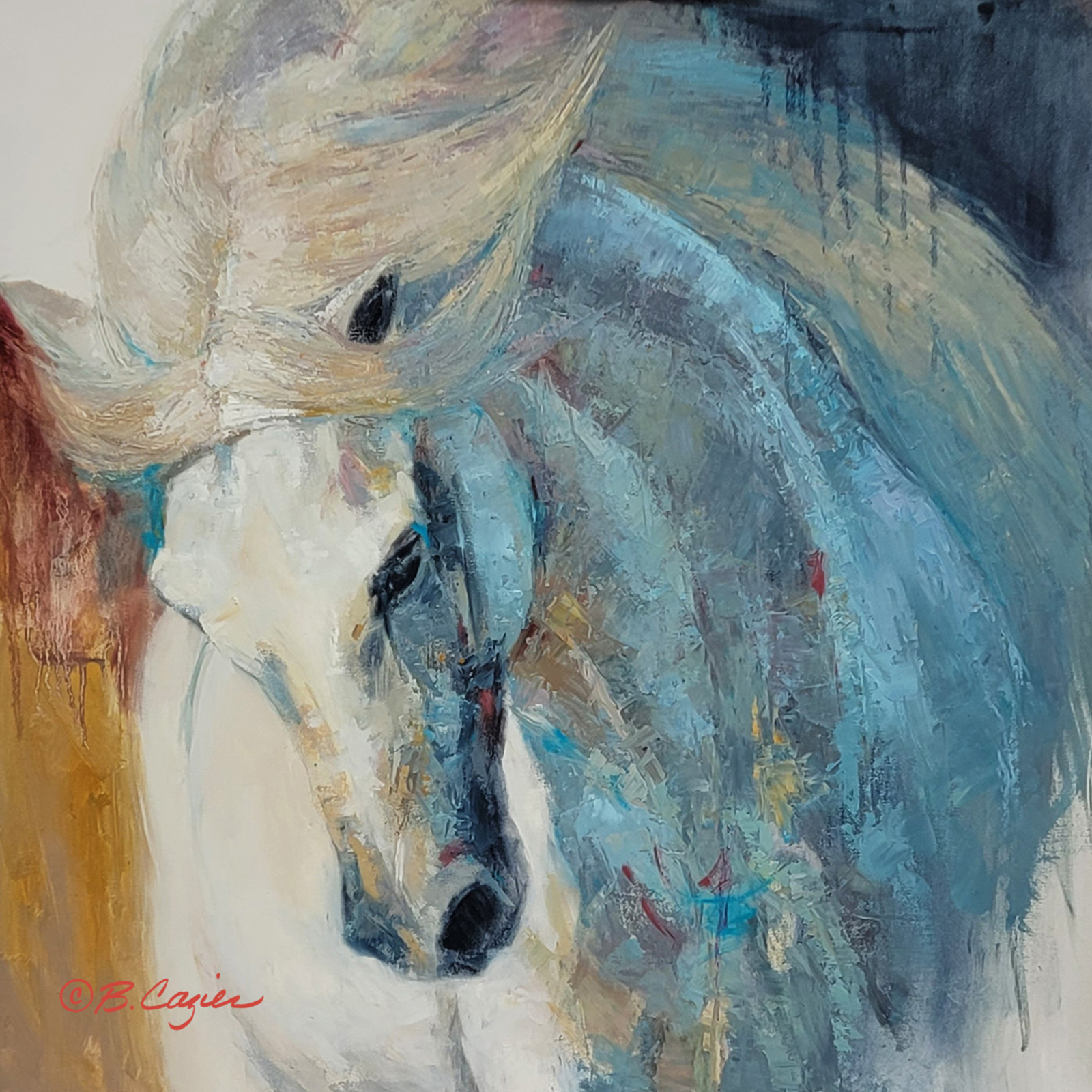 "Andalusian" 30 x 30 oil on canvas $3000 prints available