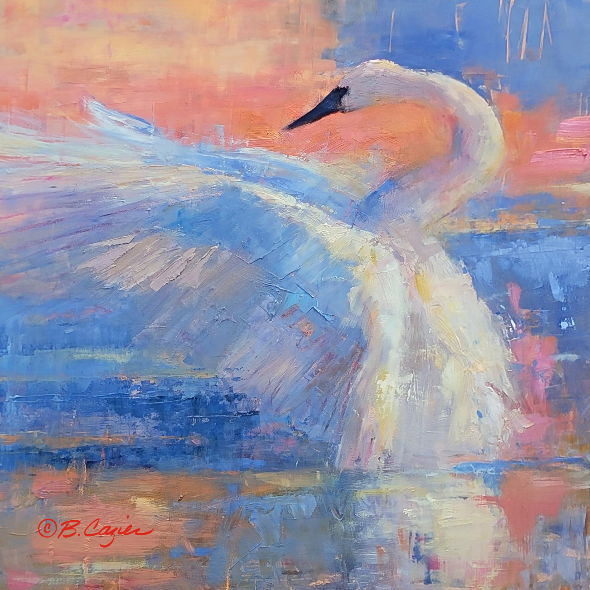 The Dance 10 x 10 oil on board SOLD