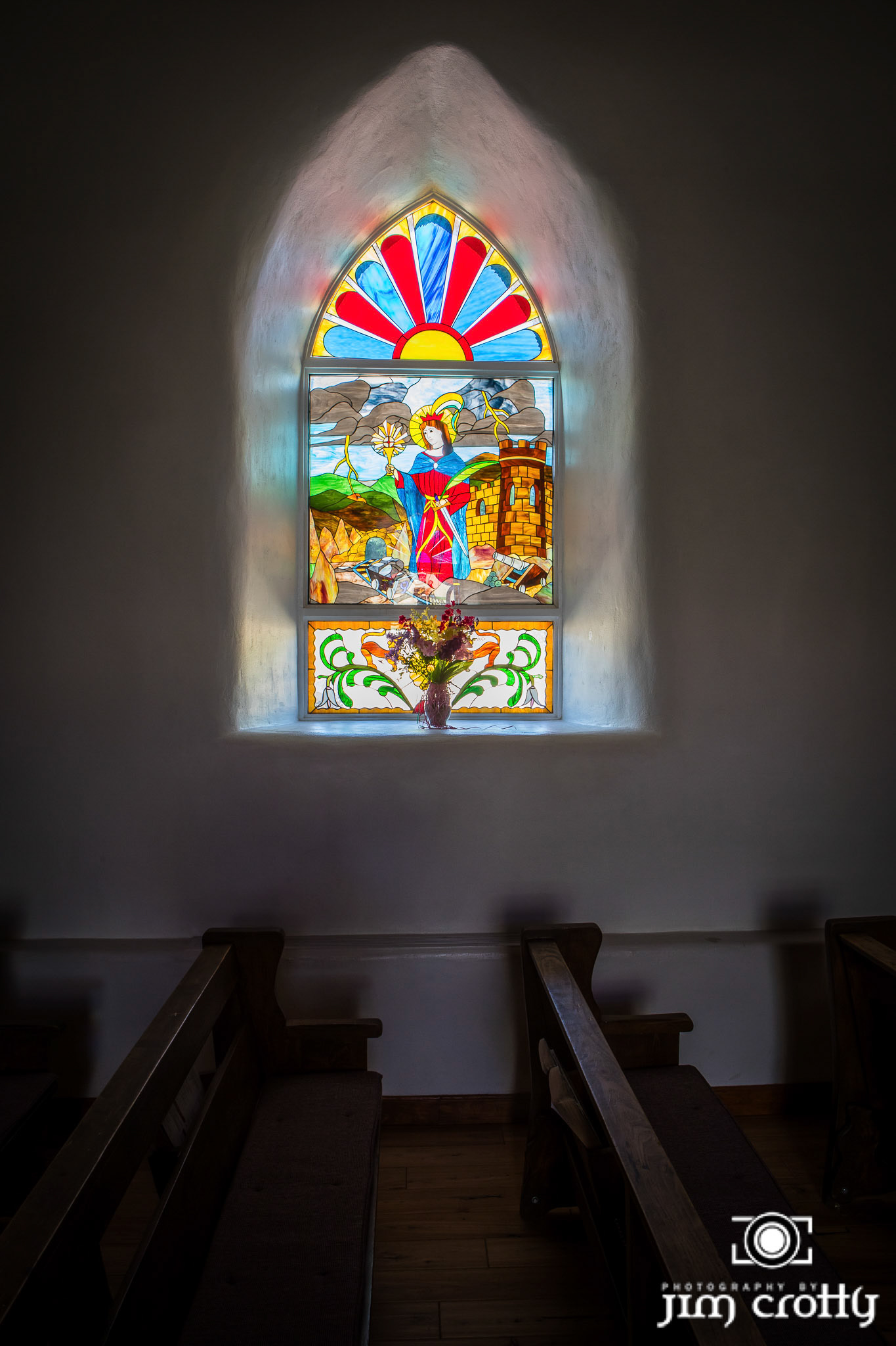 Exterior and Interior Photography of St. Anthony Church in Questa, New Mexico