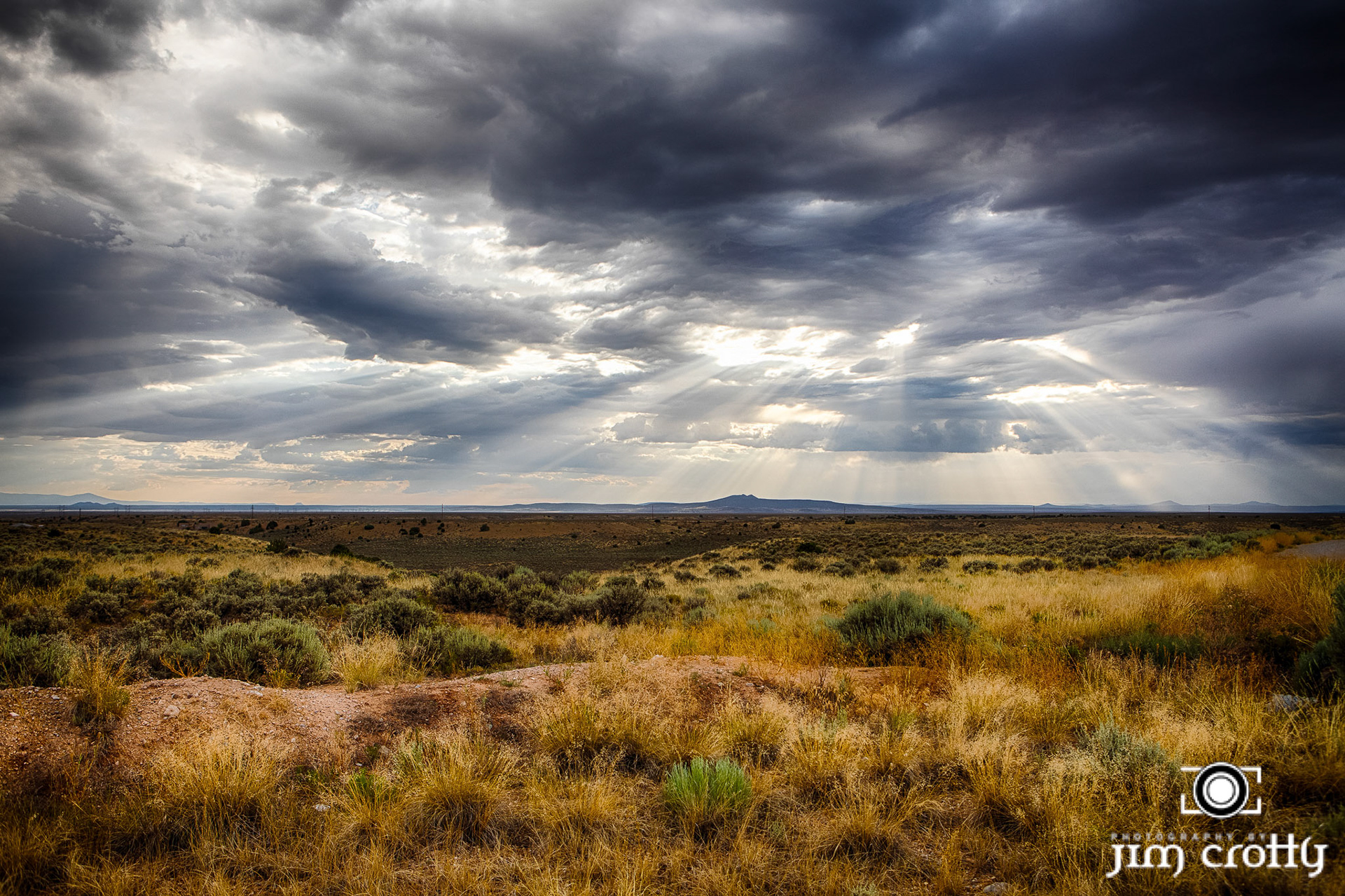 Landscape and rural scenes on road outside of Taos, New Mexico