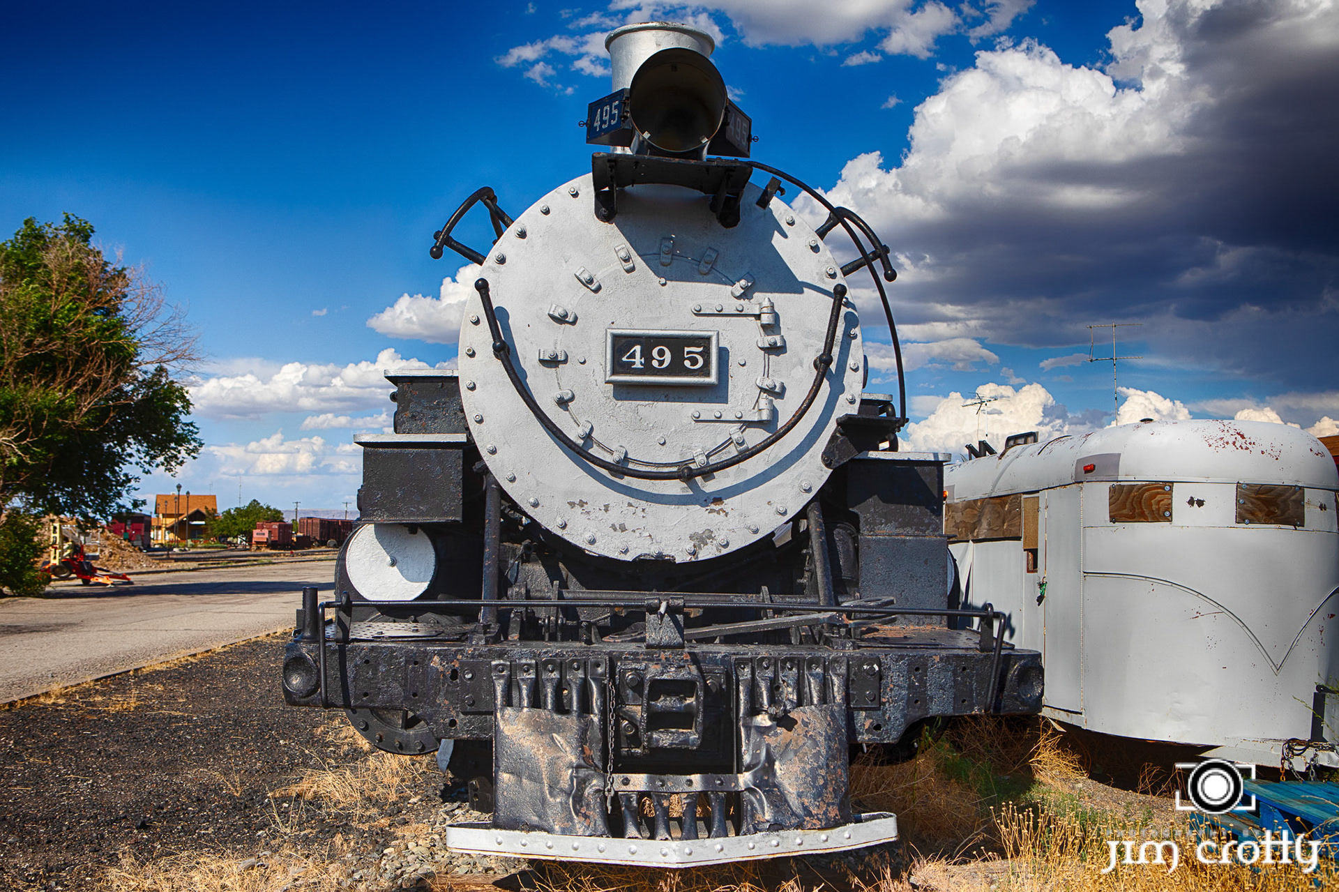 Train and landscapes along the Cumbre &amp; Toltec Scenic Railroad in and near Antonito, Colorado by Jim Crotty