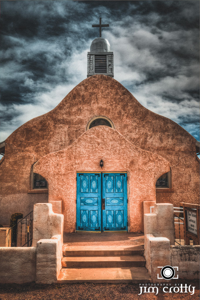Catholic Church in San Ysidro New Mexico by Jim Crotty
