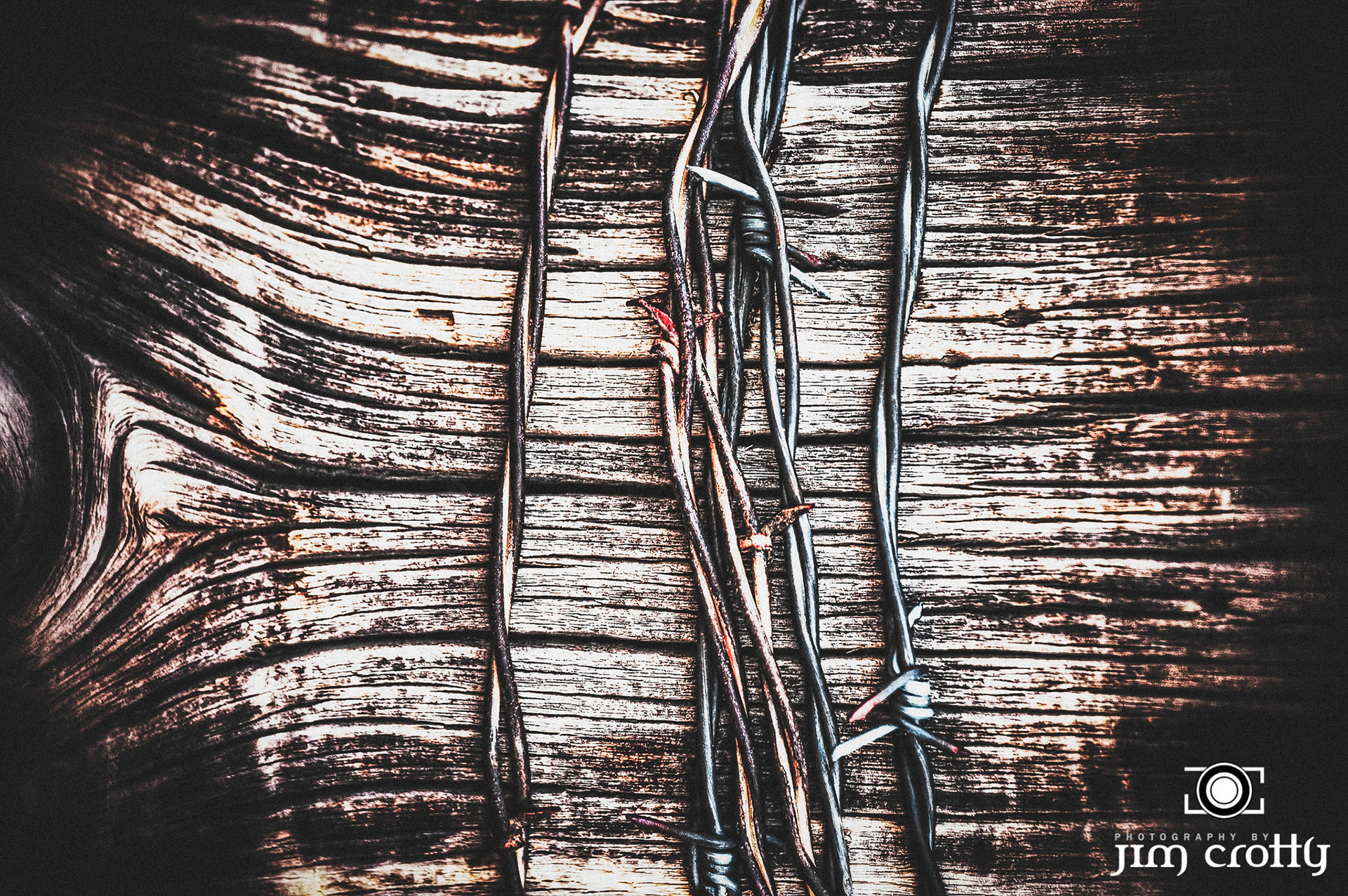 Weathered texture of abandoned homestead in the Cabezon Peak Wilderness Area of New Mexico by Jim Crotty