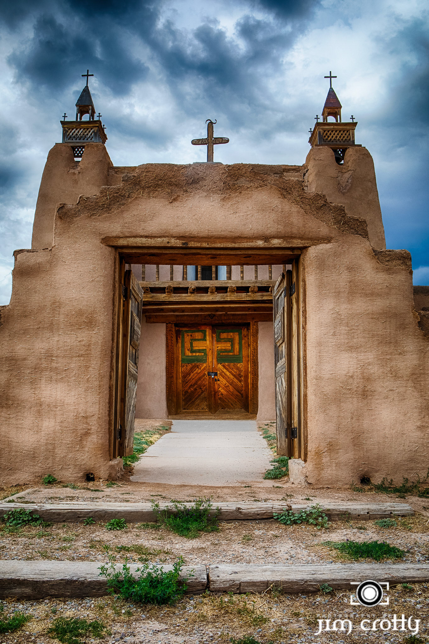 San Jose de Garcia Church in Las Trampas, New Mexico