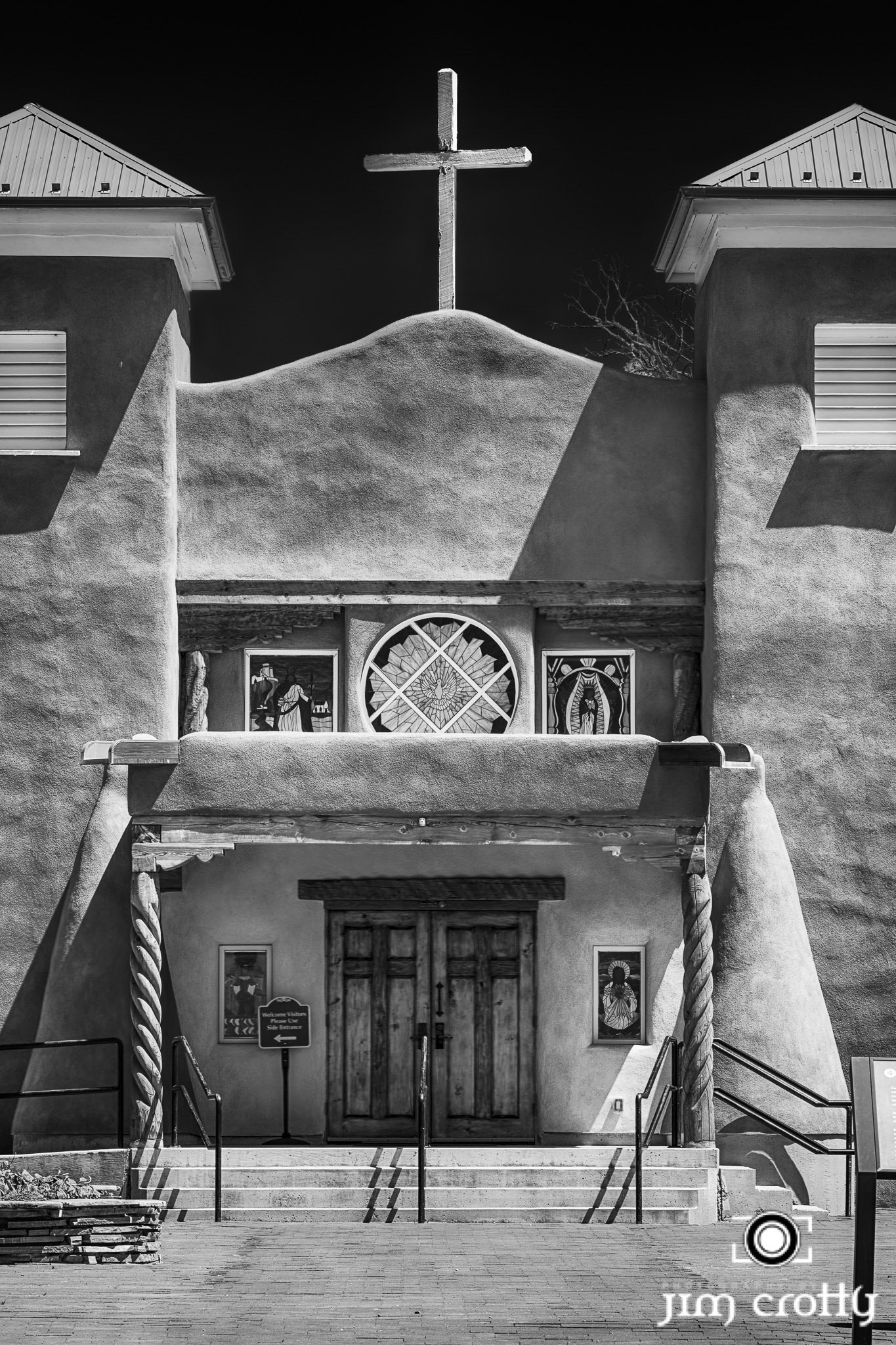 Exterior and Interior Photography of St. Anthony Church in Questa, New Mexico