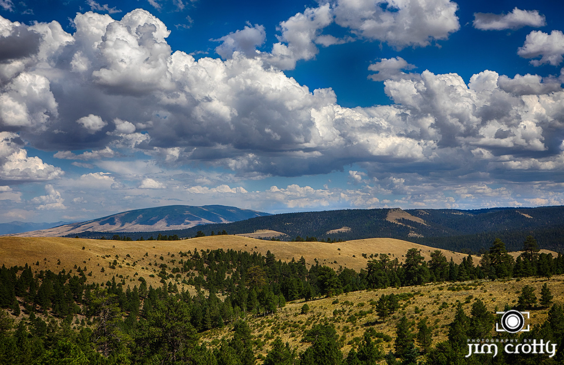 Train and landscapes along the Cumbre &amp; Toltec Scenic Railroad in and near Antonito, Colorado by Jim Crotty