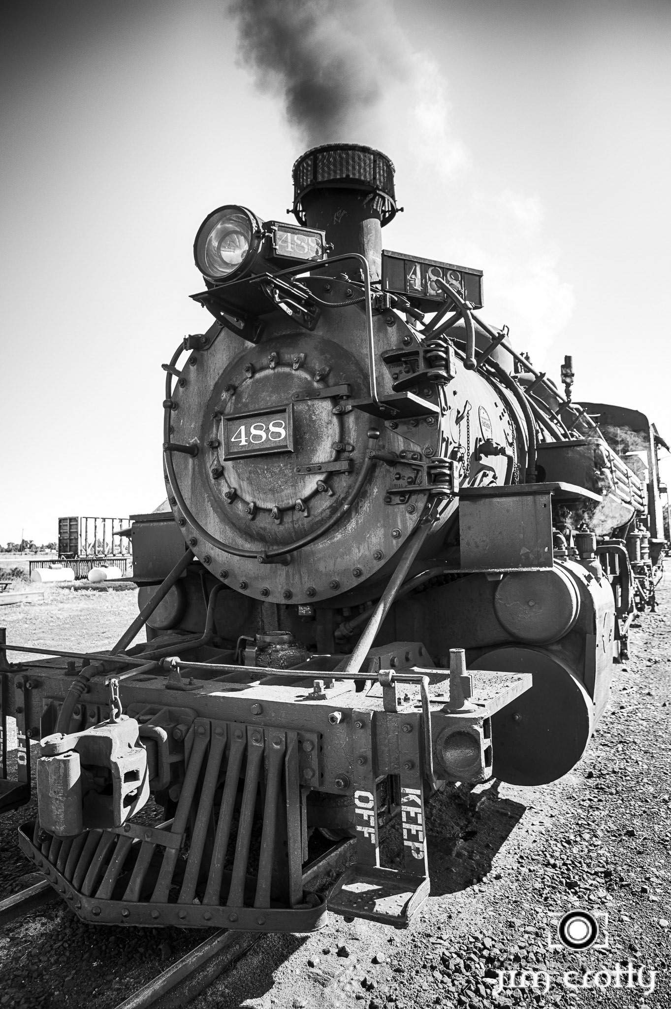 Train and landscapes along the Cumbre &amp; Toltec Scenic Railroad in and near Antonito, Colorado by Jim Crotty