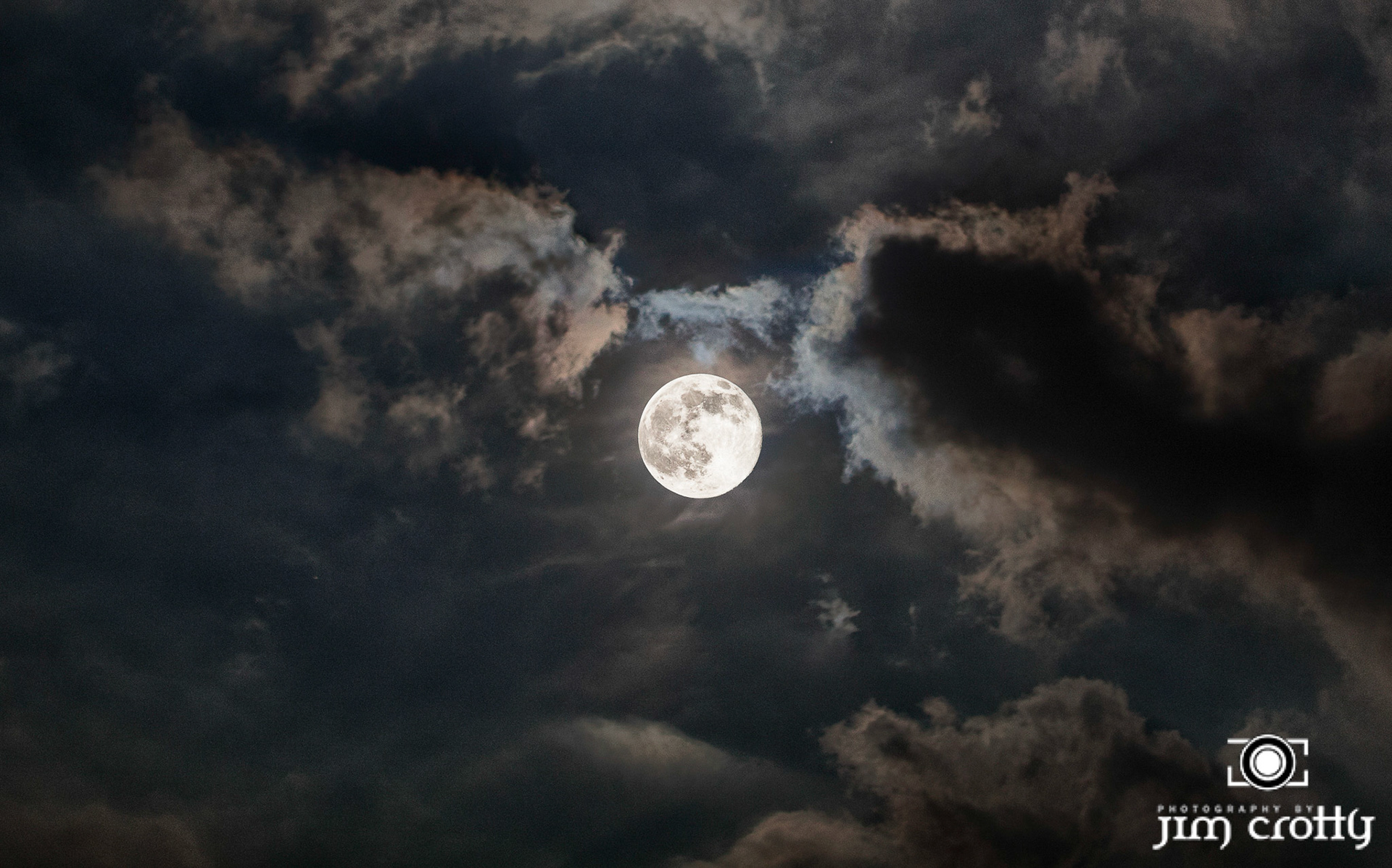 Full Moon on August 18 2016 from Dayton Ohio by Jim Crotty