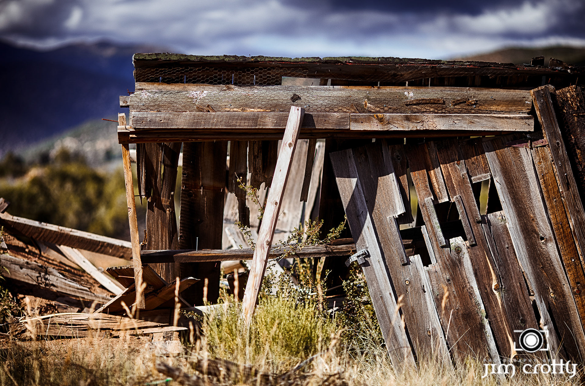 Landscape and rural scenes on road outside of Taos, New Mexico