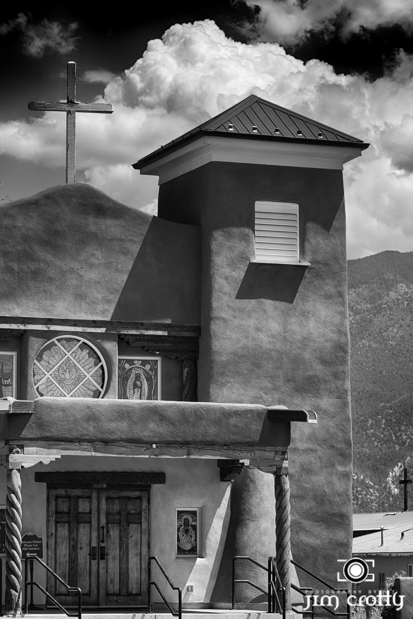 Exterior and Interior Photography of St. Anthony Church in Questa, New Mexico