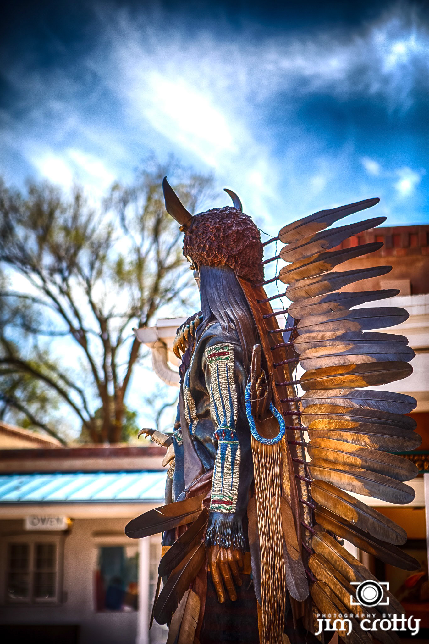 April color in Santa Fe New Mexico along Canyon Road