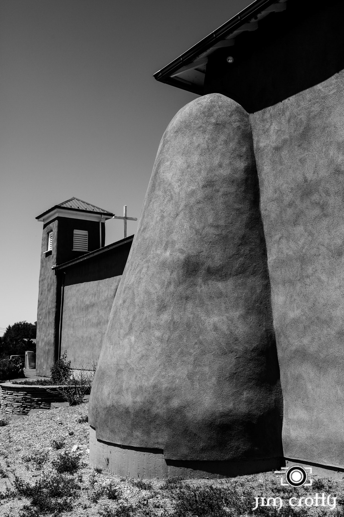 Exterior and Interior Photography of St. Anthony Church in Questa, New Mexico