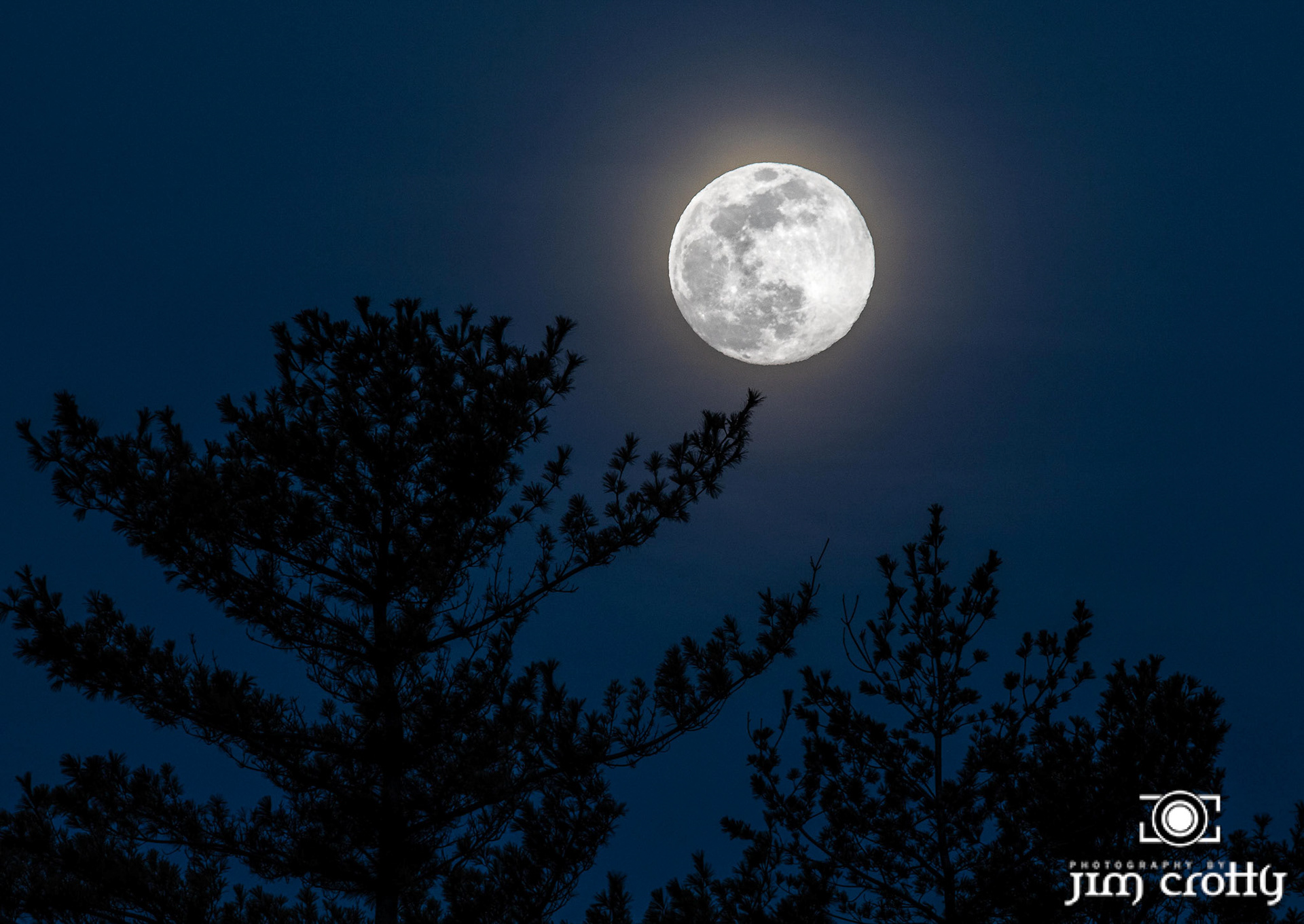 The Snow Moon of February 2023 by Jim Crotty