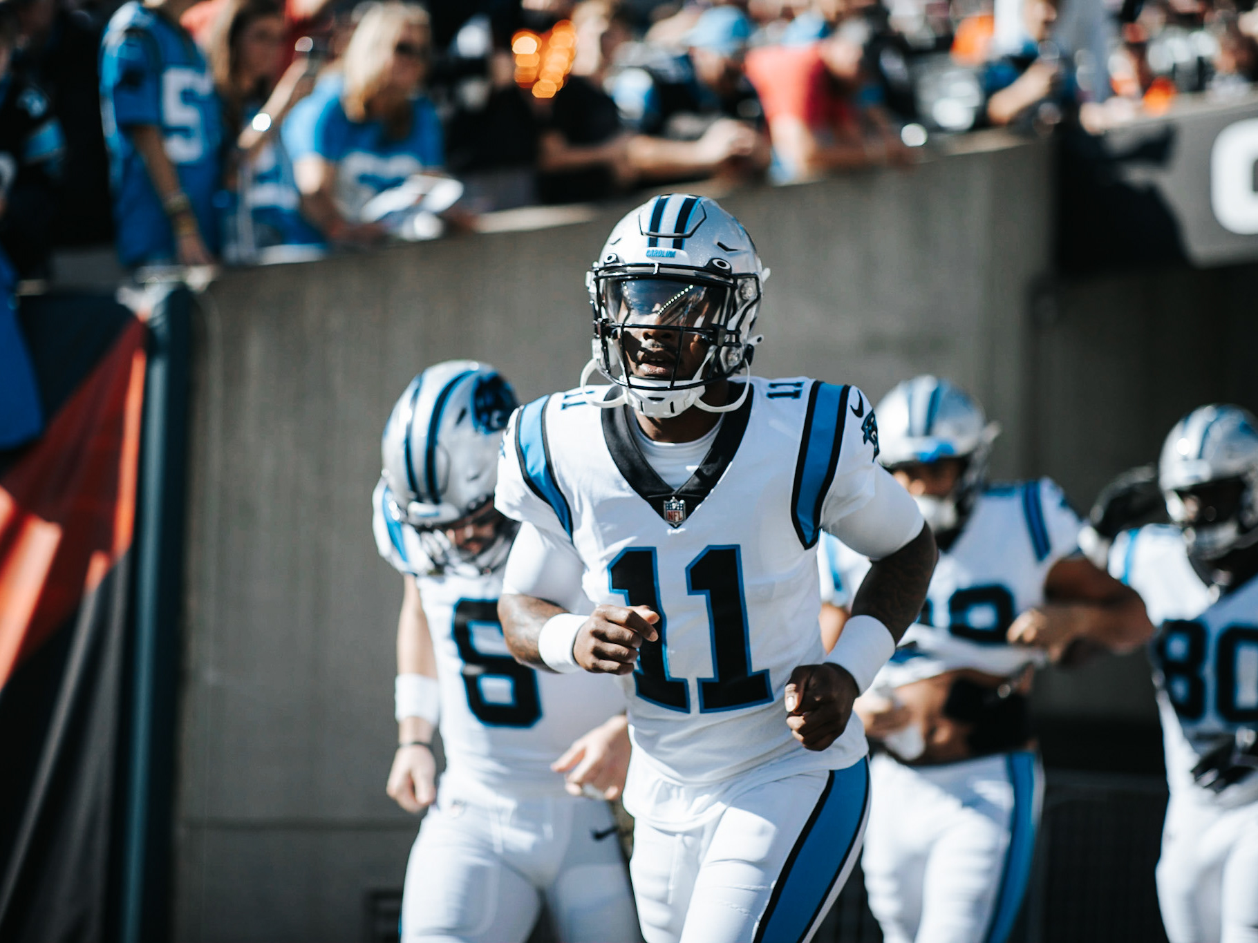 panthers all white uniforms