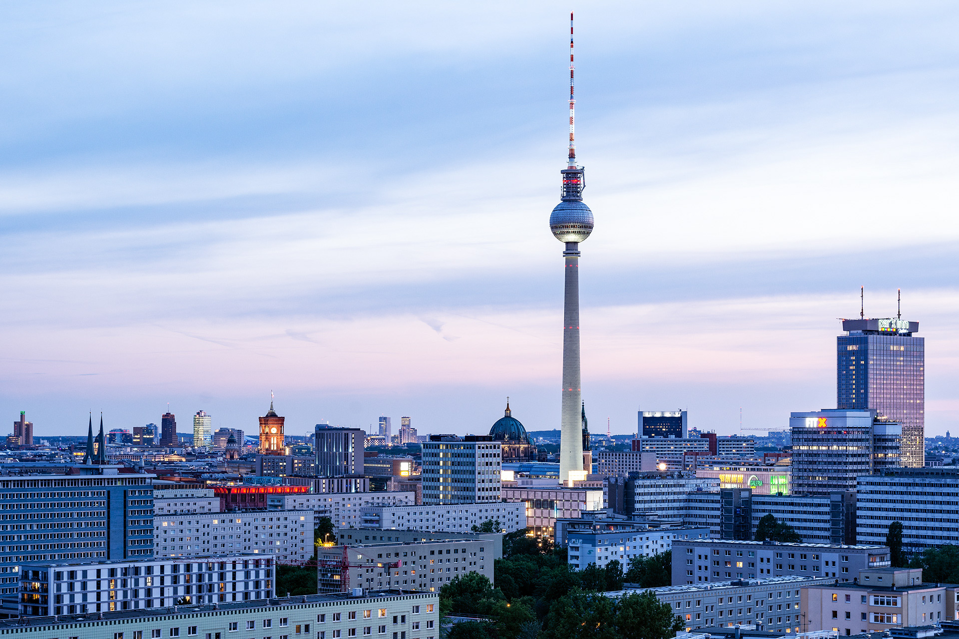 Blaue Stunde in Berlin