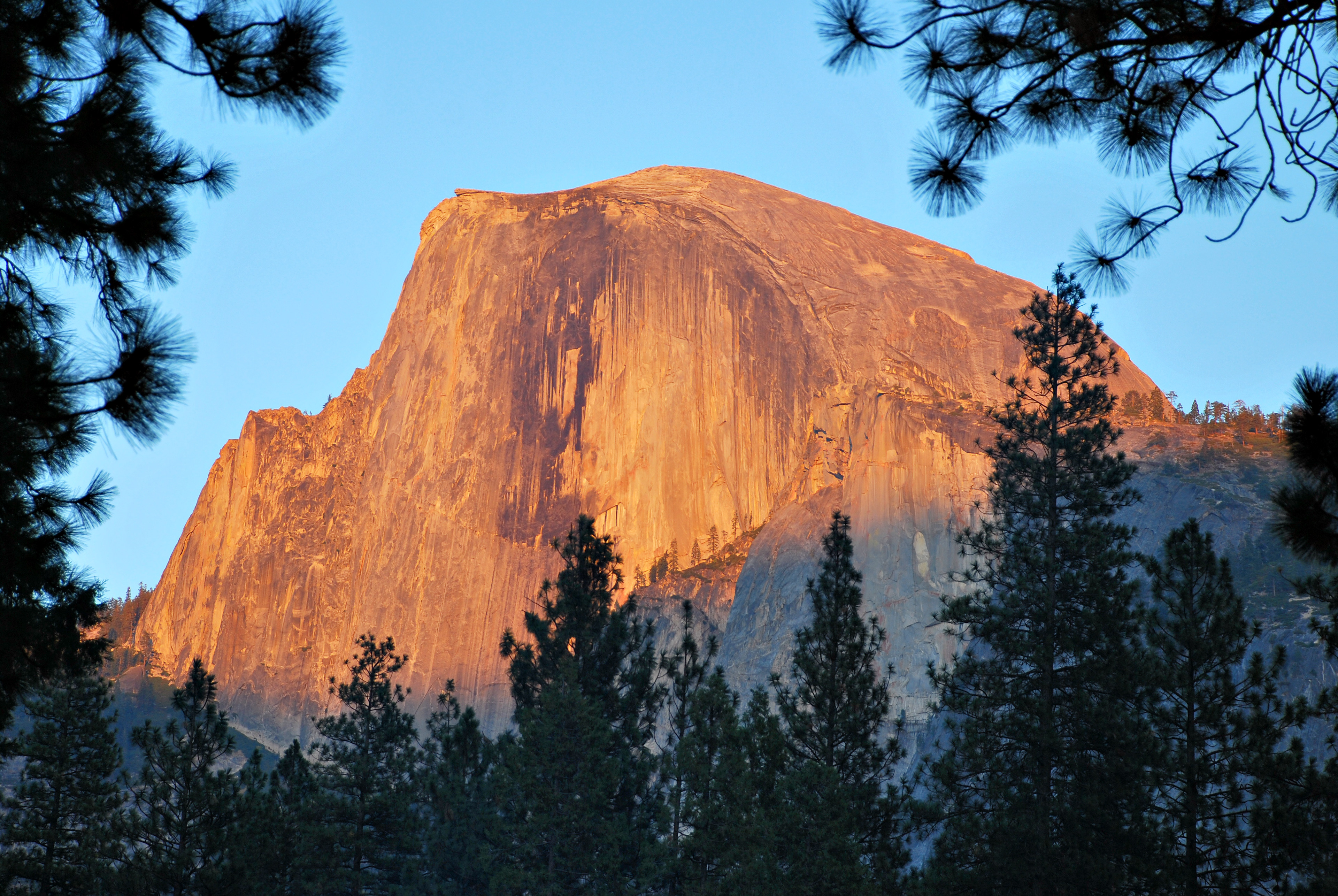 Half Dome at sunset, Yosemity National Park