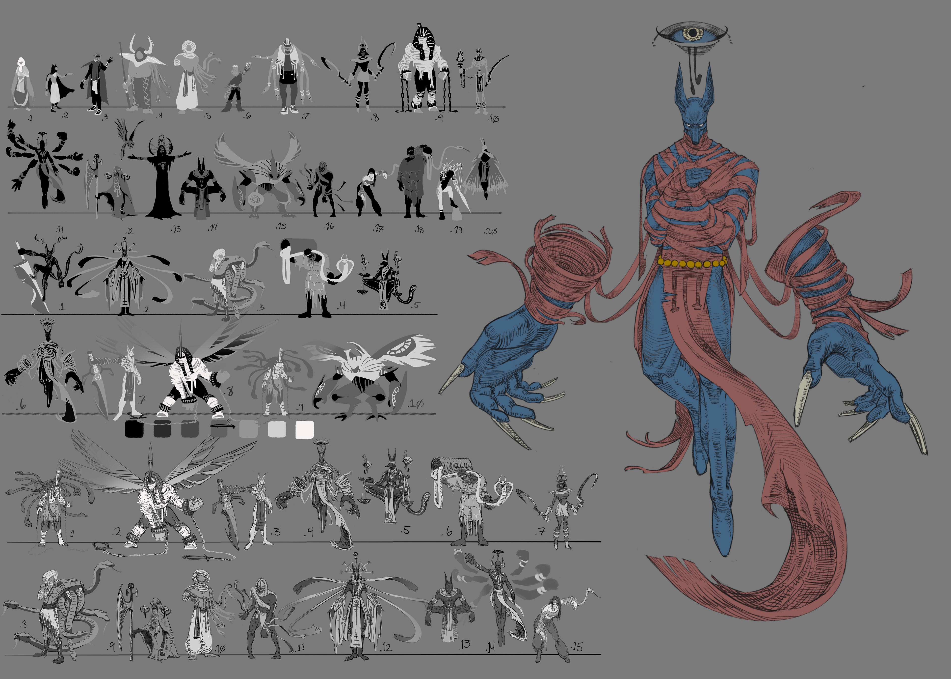 Ideation for Character