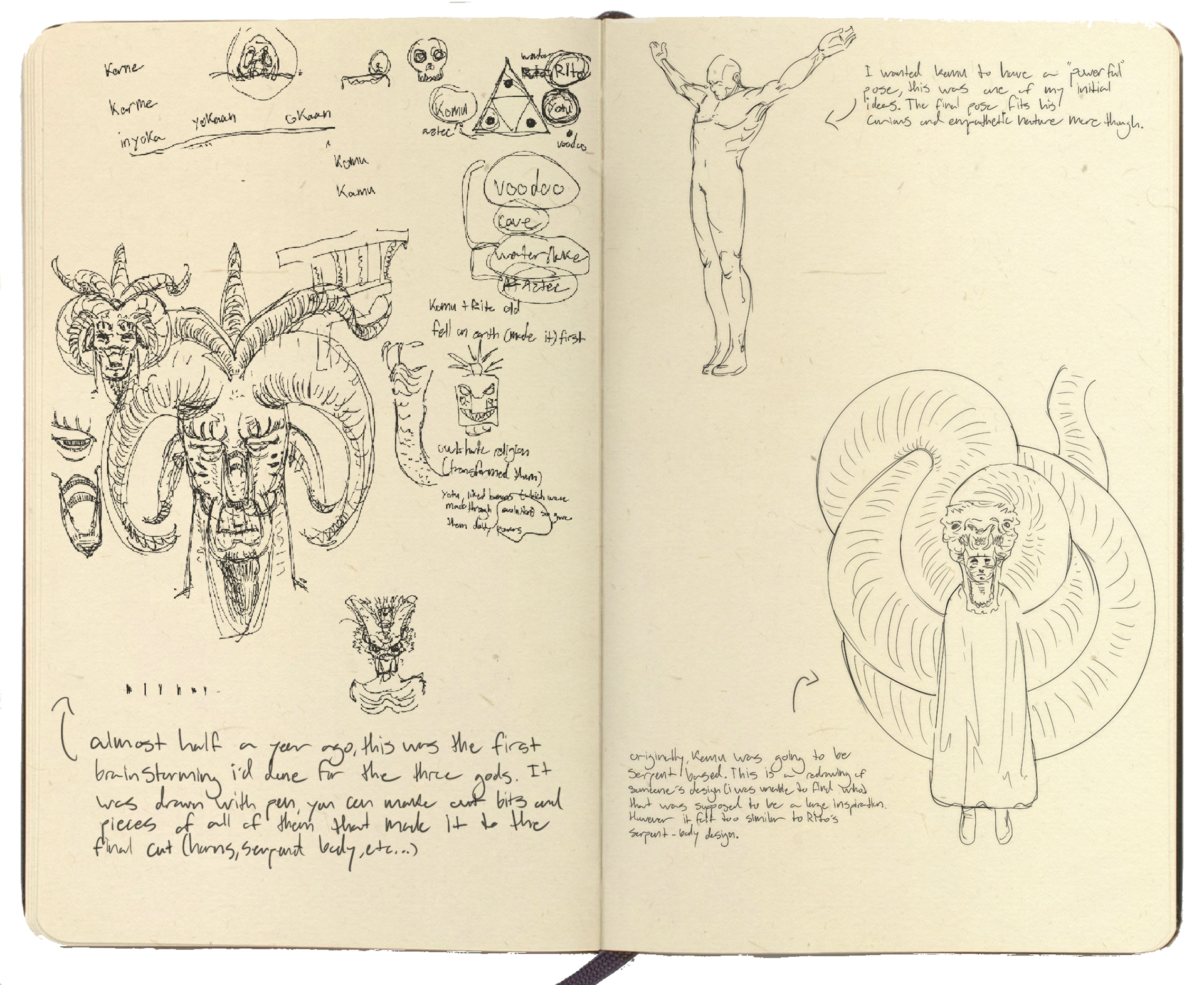 Trinara Deities Concepts