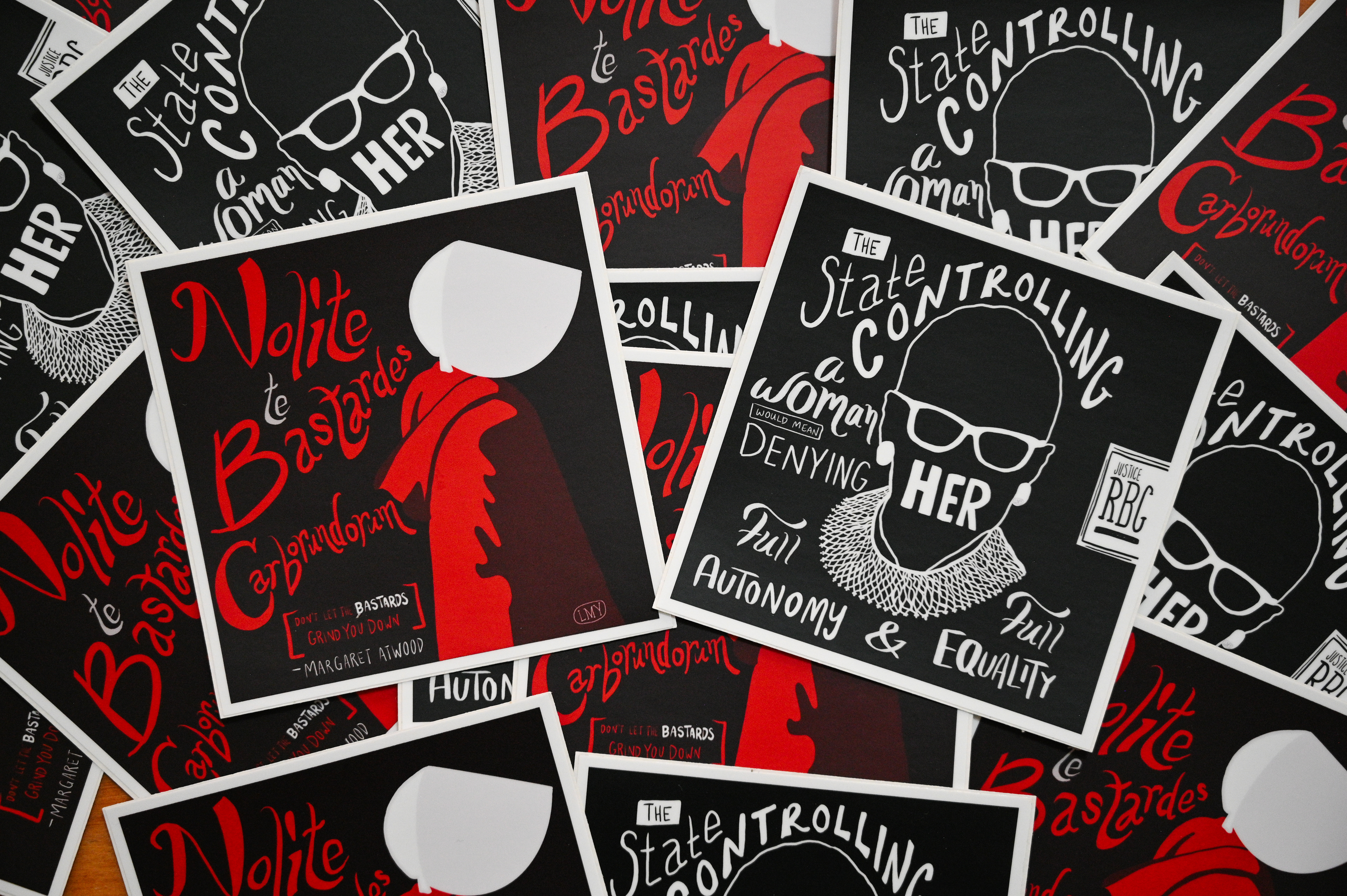 Sticker designs to support Planned Parenthood