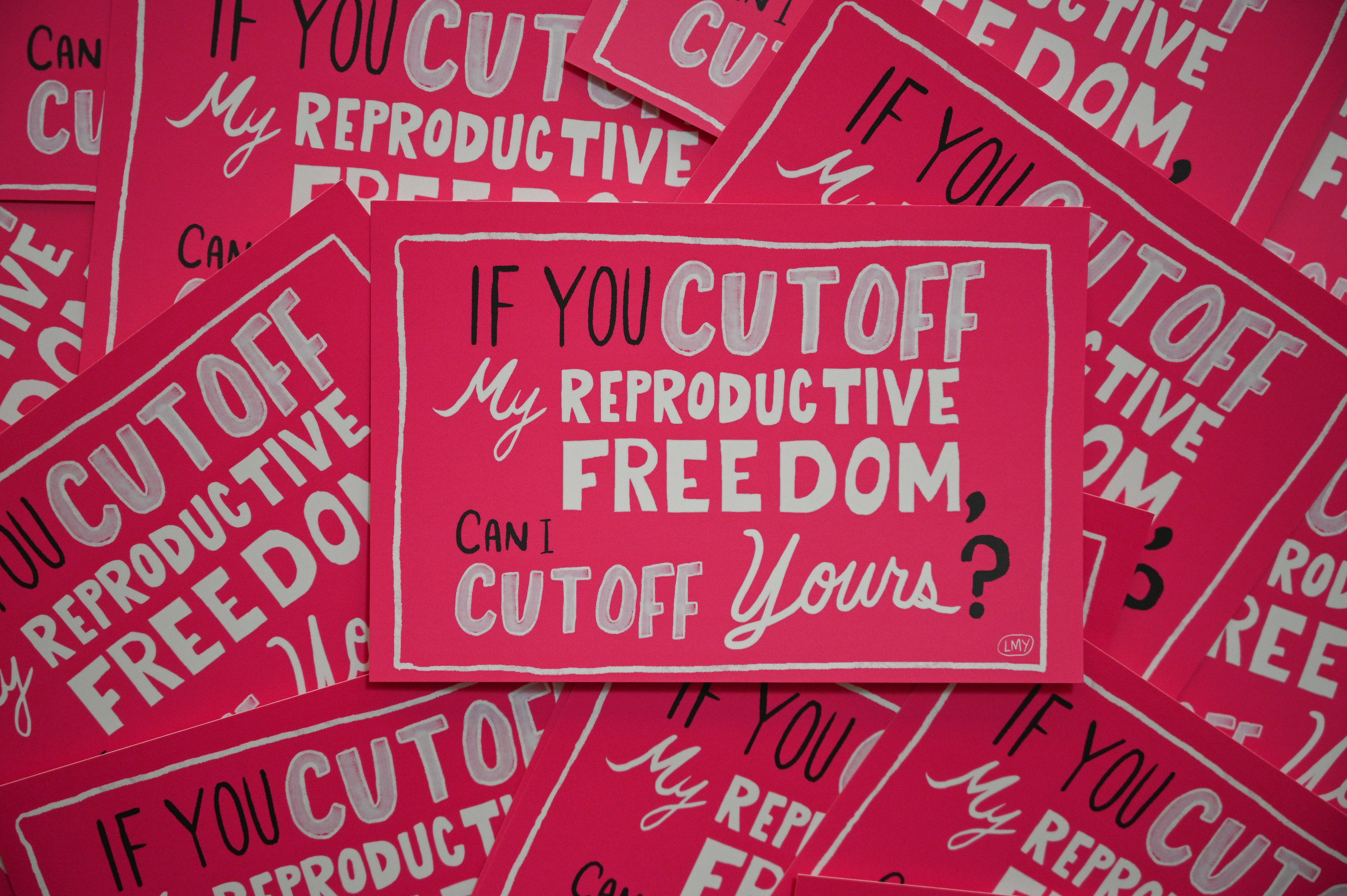 Postcard design to support Planned Parenthood