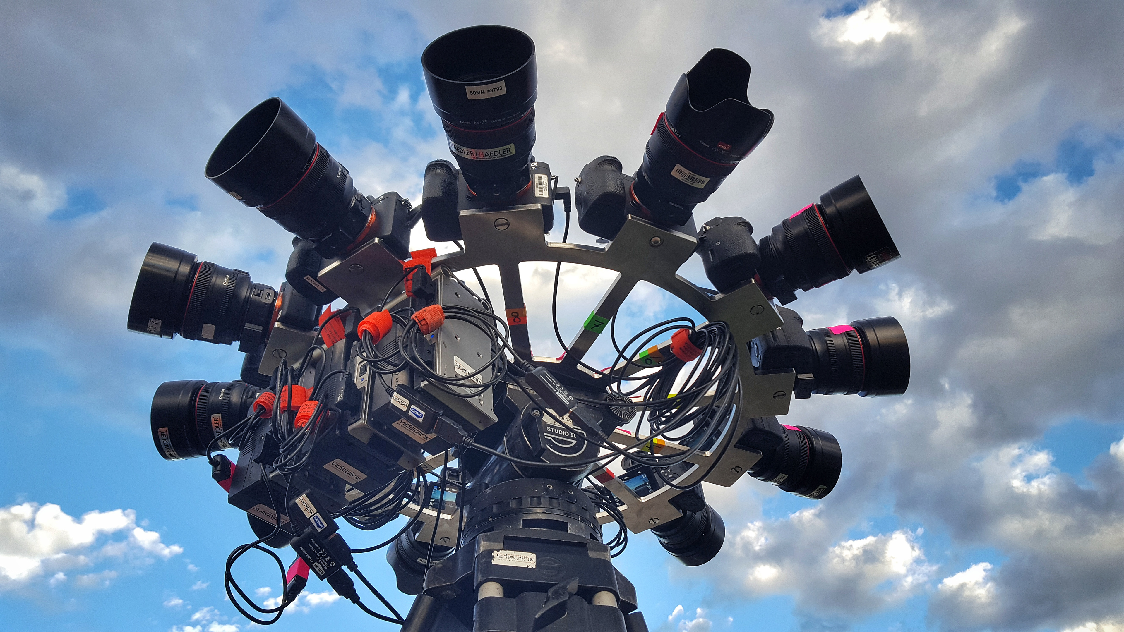 A 40K high resolution custom 360 rig
