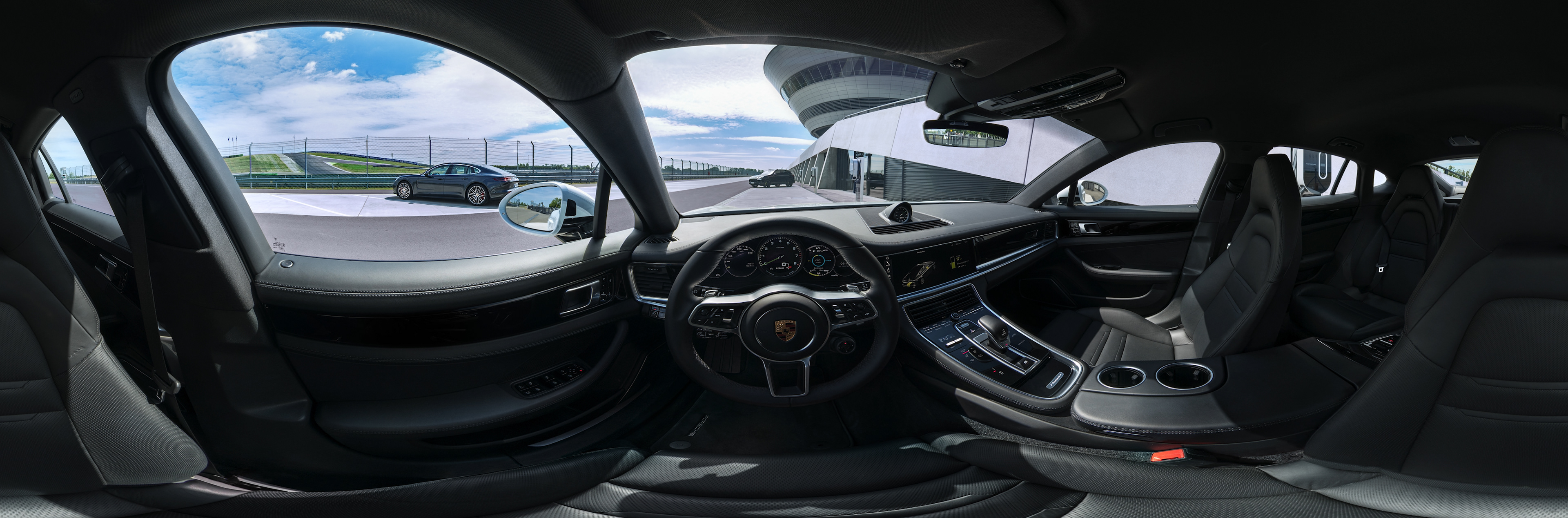 Inside a Porsche Panamera