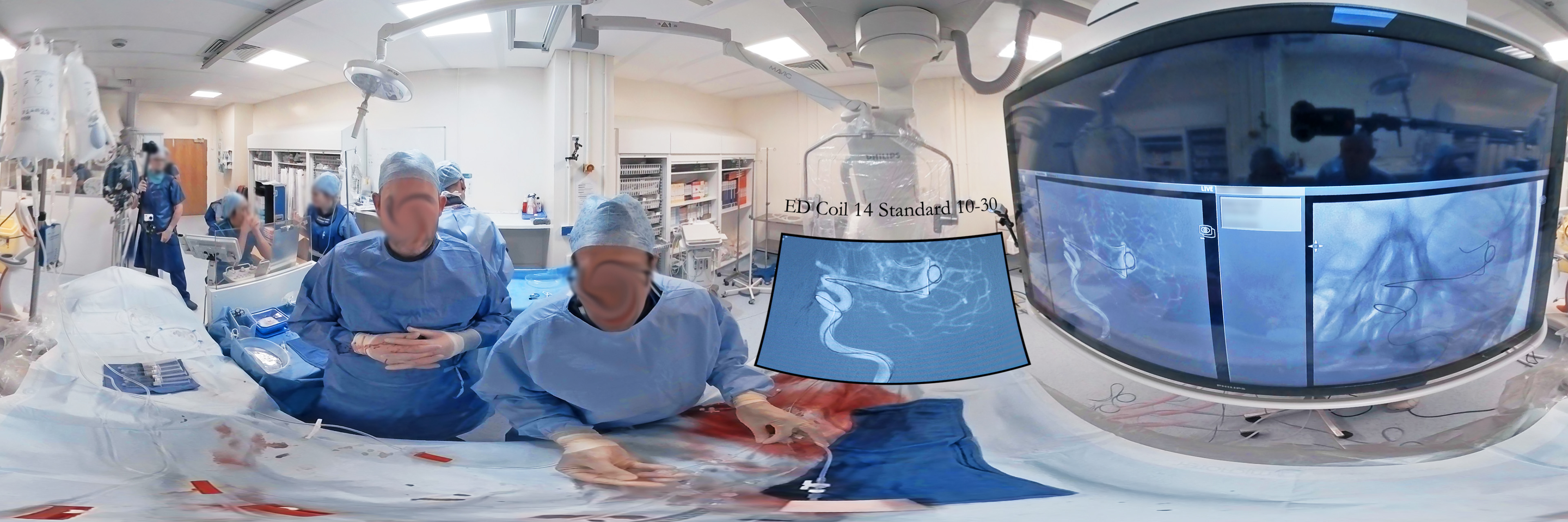 Doctors conducting a surgery